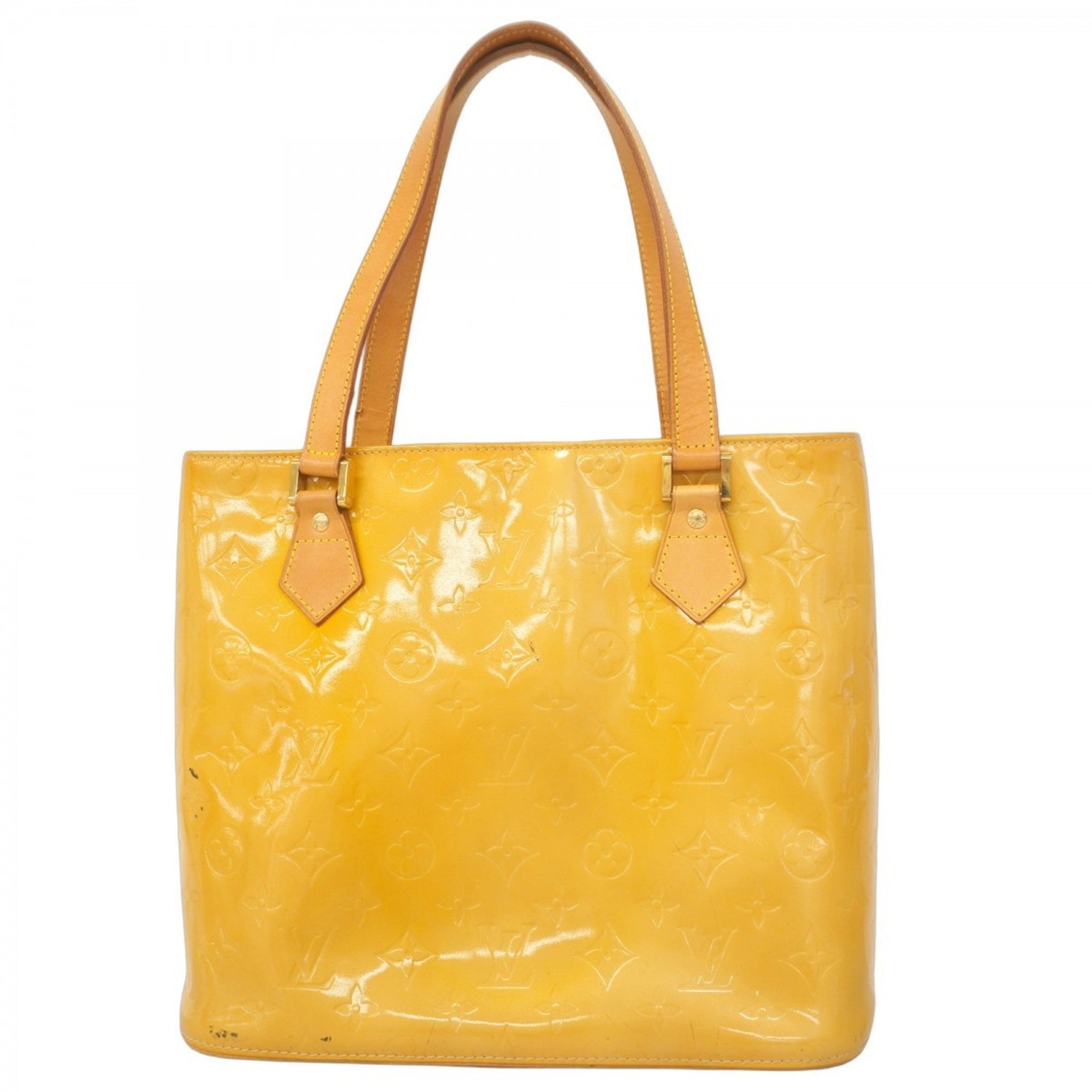 Louis Vuitton Vernis Houston Tote Bag M91004 Beige Women's
