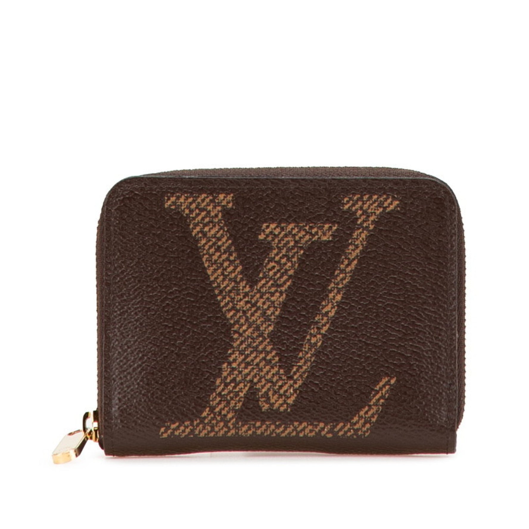 Louis Vuitton Monogram Giant Zippy Coin Purse Case PVC Plated