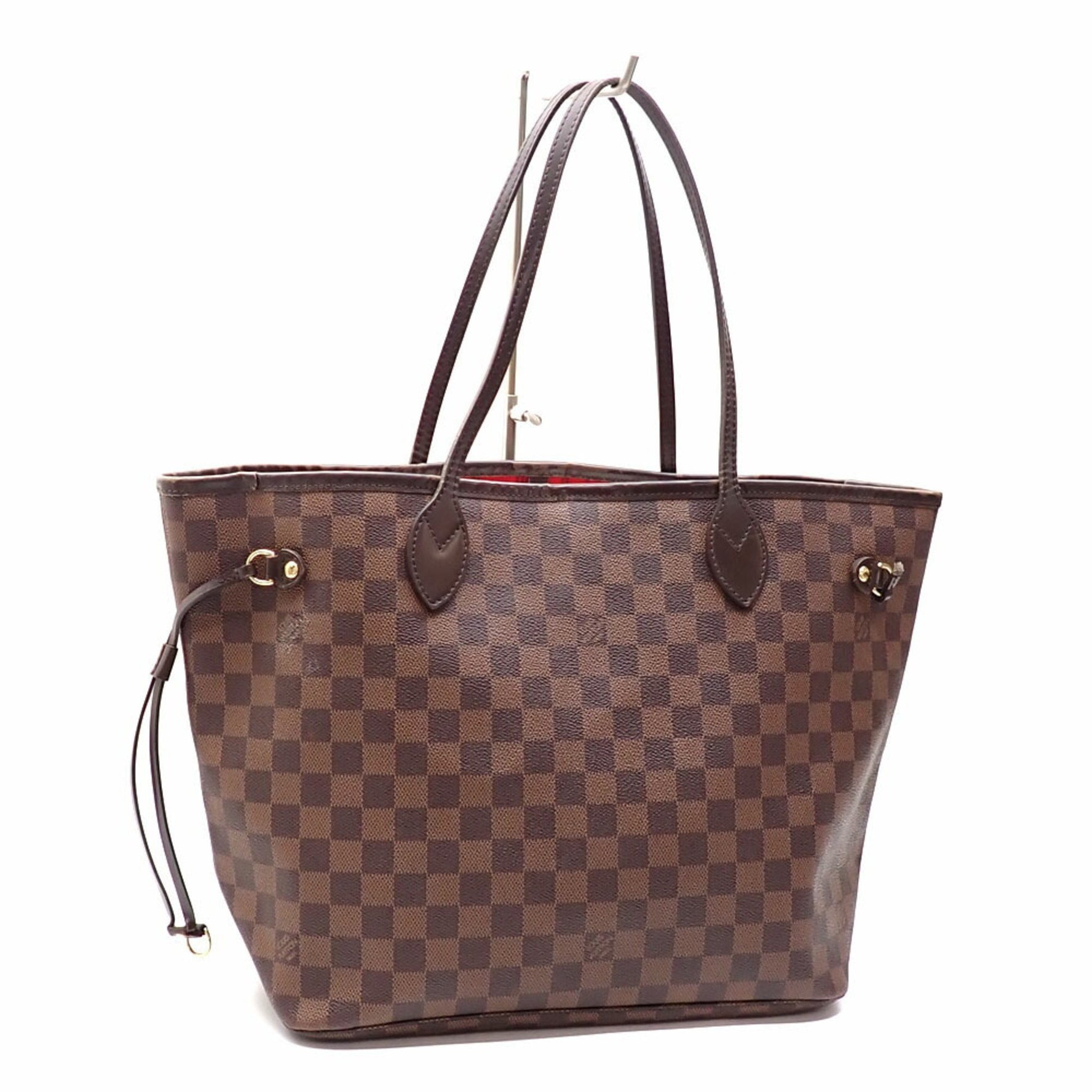 Louis Vuitton Damier Ebene Neverfull MM Tote Bag, Women's, N51105, C2241665