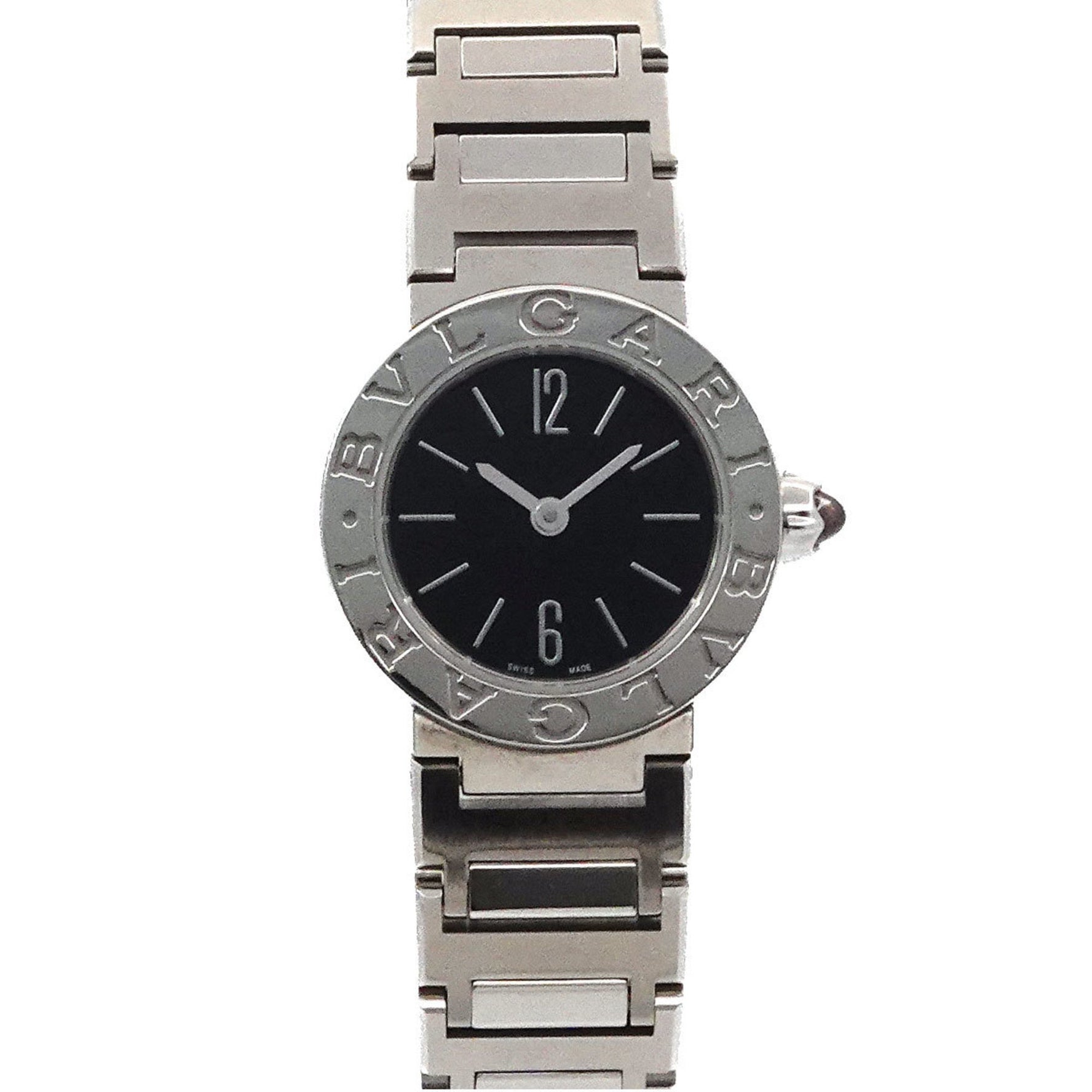 BVLGARI BB23S Women's Black Quartz Watch