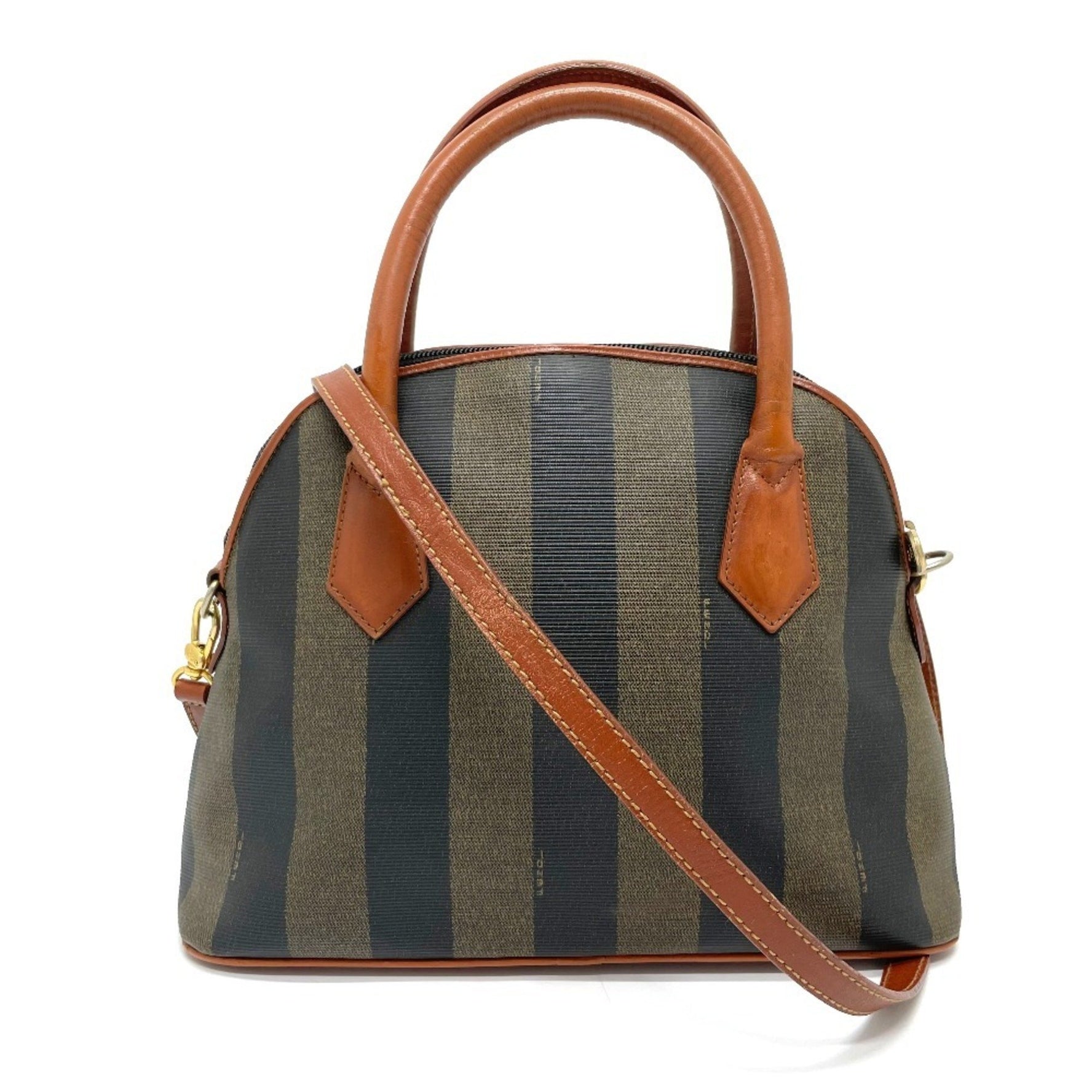 FENDI Pecan Shoulder Bag/Handbag in PVC/Leather