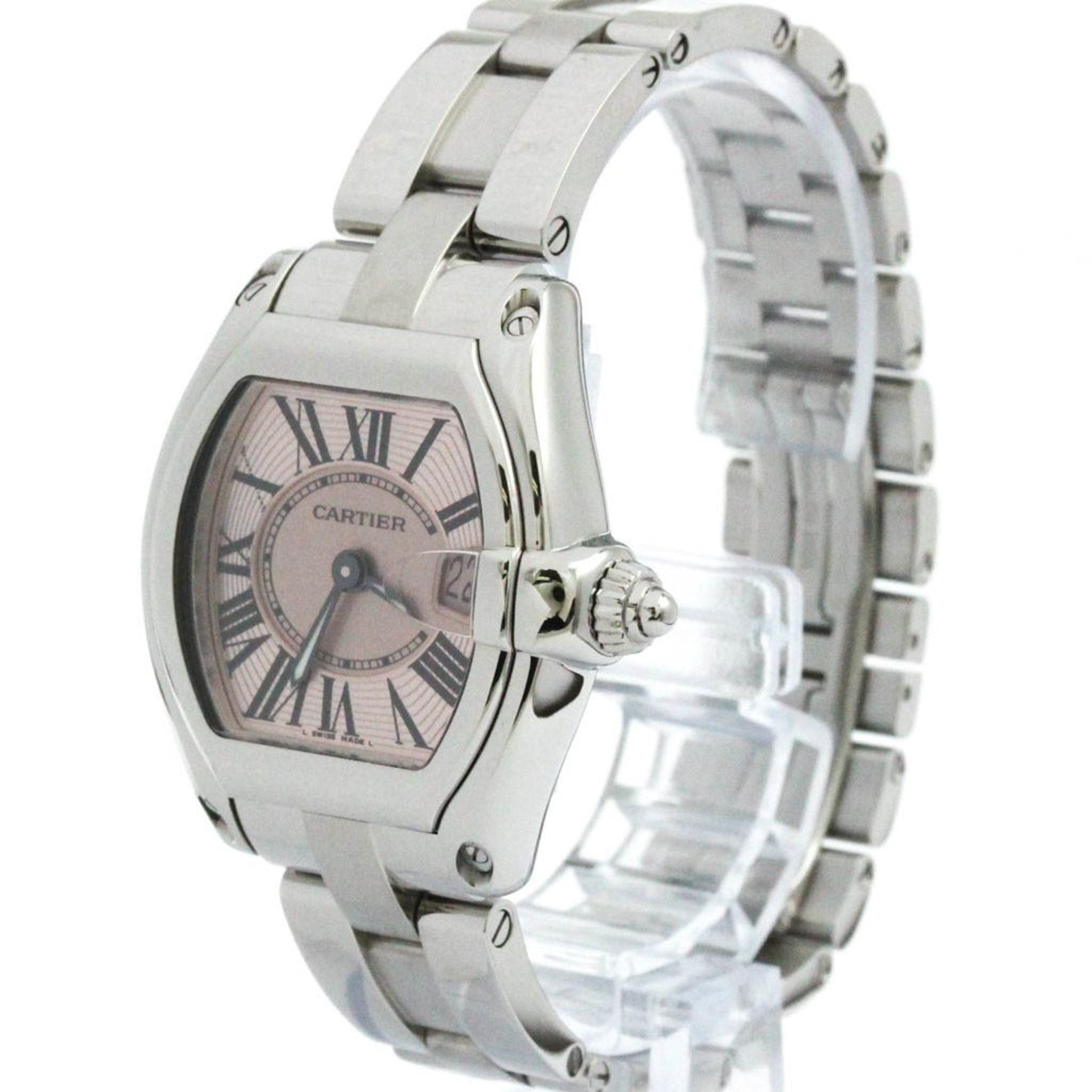 Polished CARTIER Roadstar SM Steel Quartz Ladies Watch