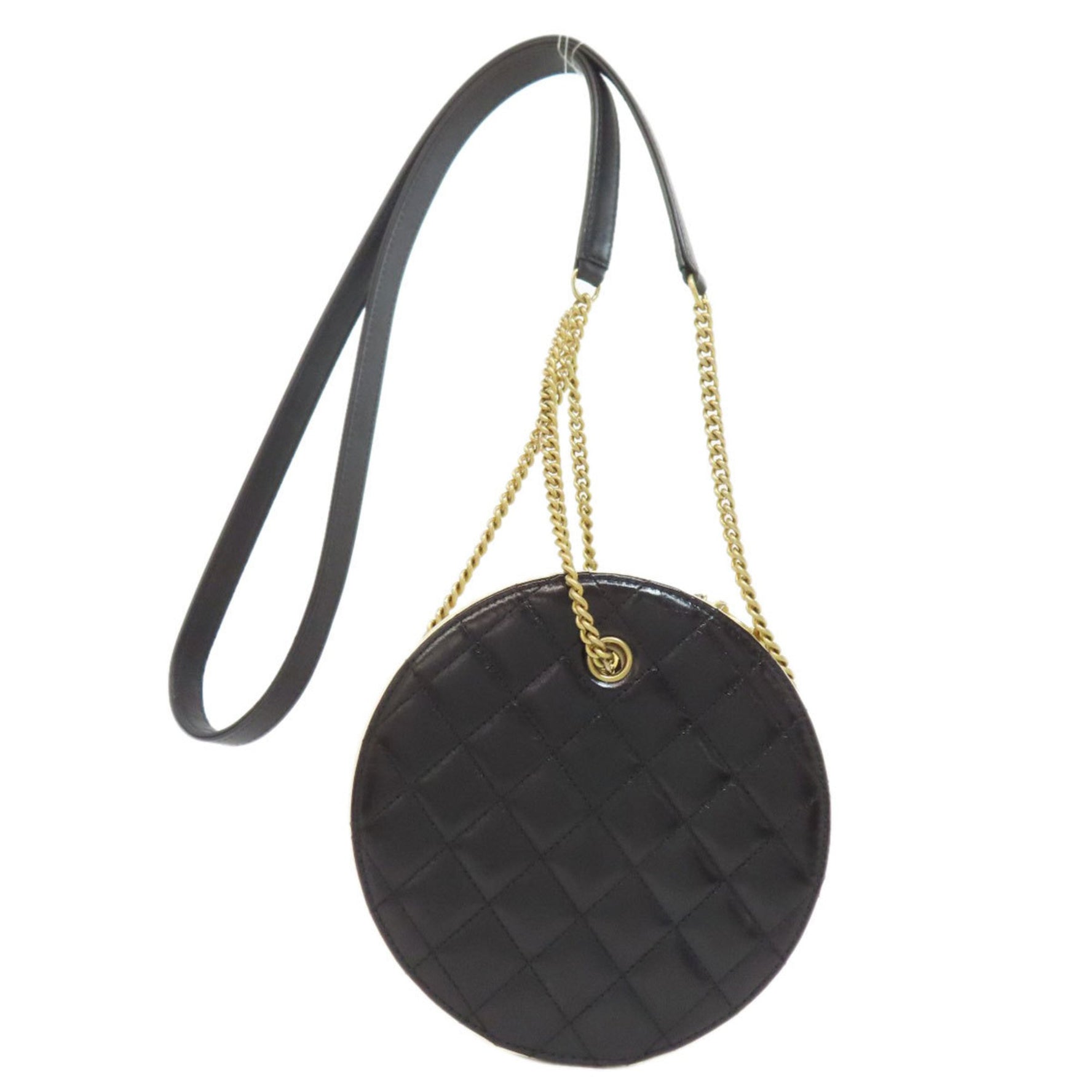 Chanel Coco Mark Gold Hardware Handbag Calfskin