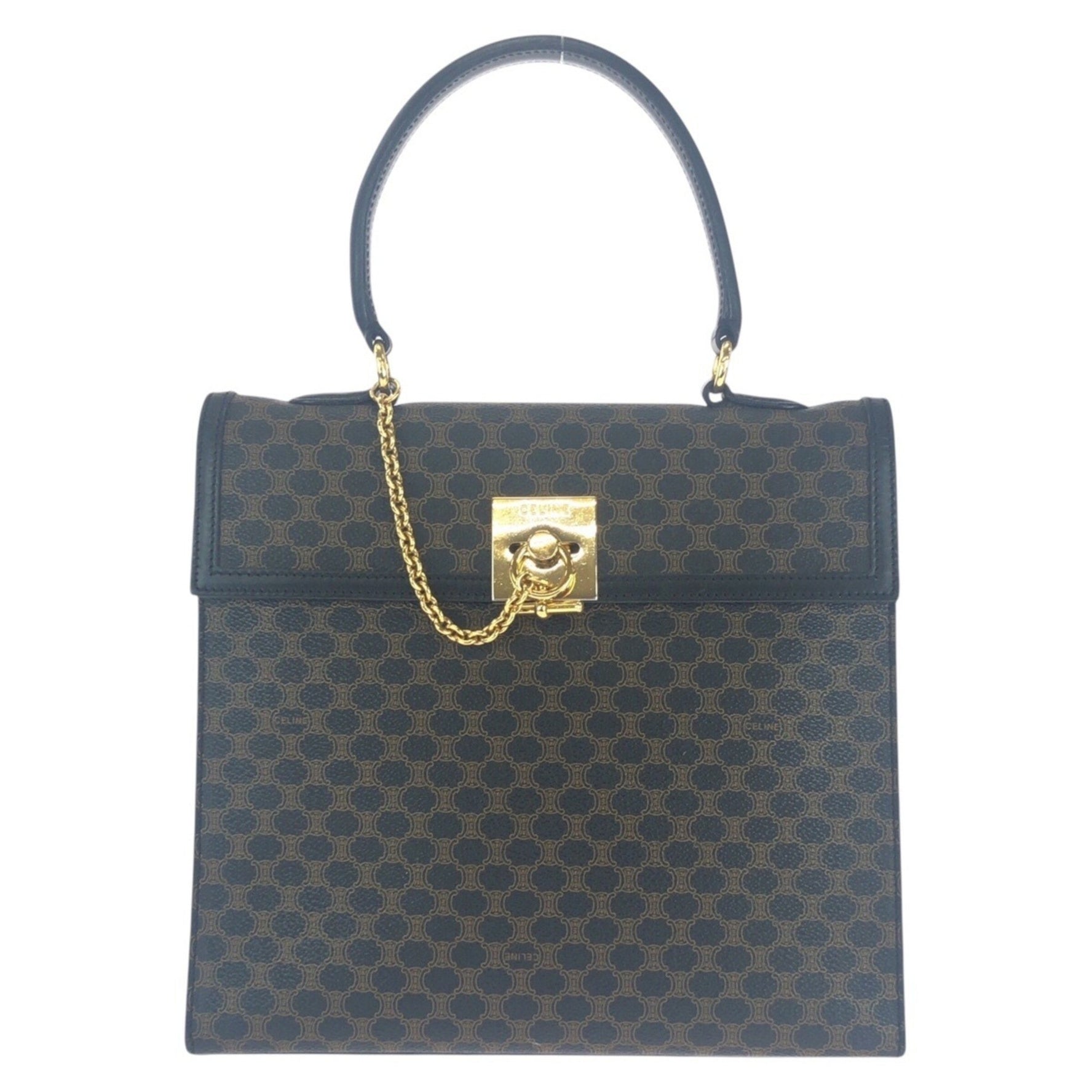 CELINE Macadam Gold Hardware 2 Handbag