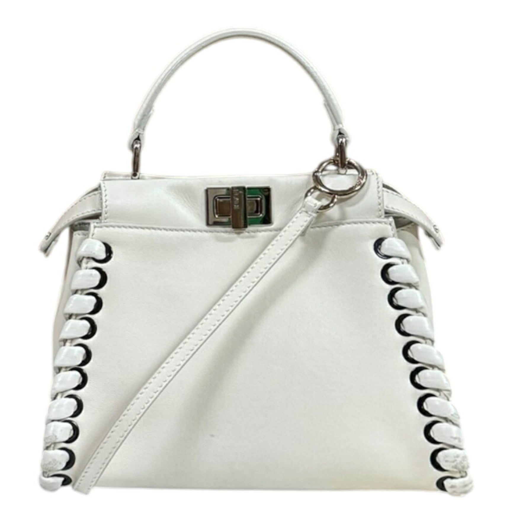 Fendi Mini Peekaboo Shoulder Bag, Leather
