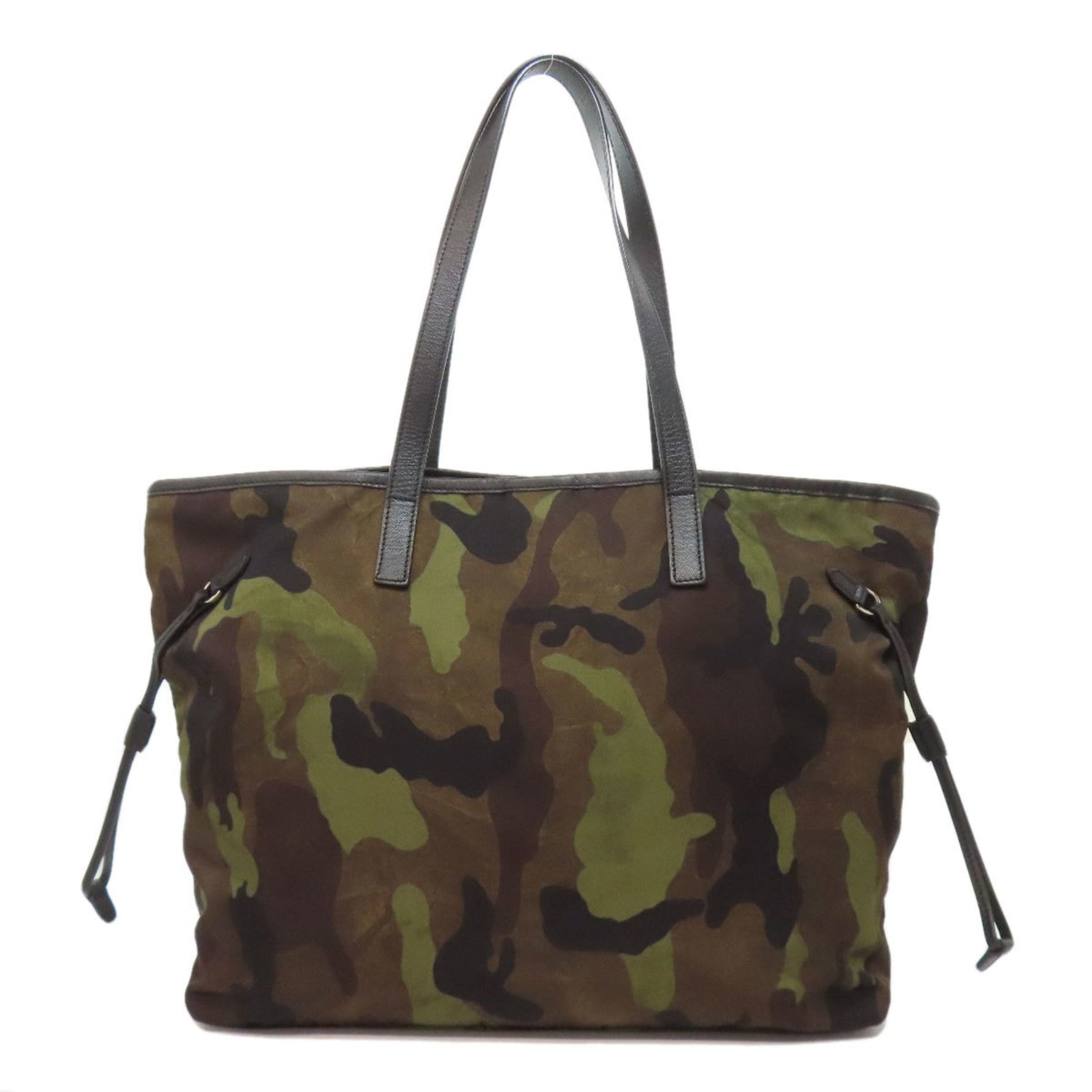 Prada Camouflage Pattern Tote Bag, Nylon Material