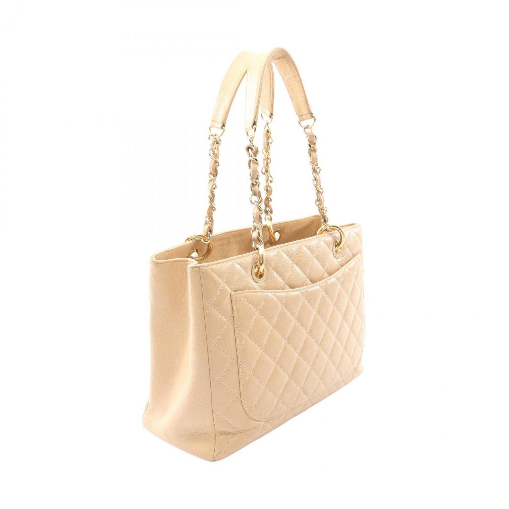 CHANEL Matelasse Grand Shopping GST Tote Bag in Grained Calfskin Leather