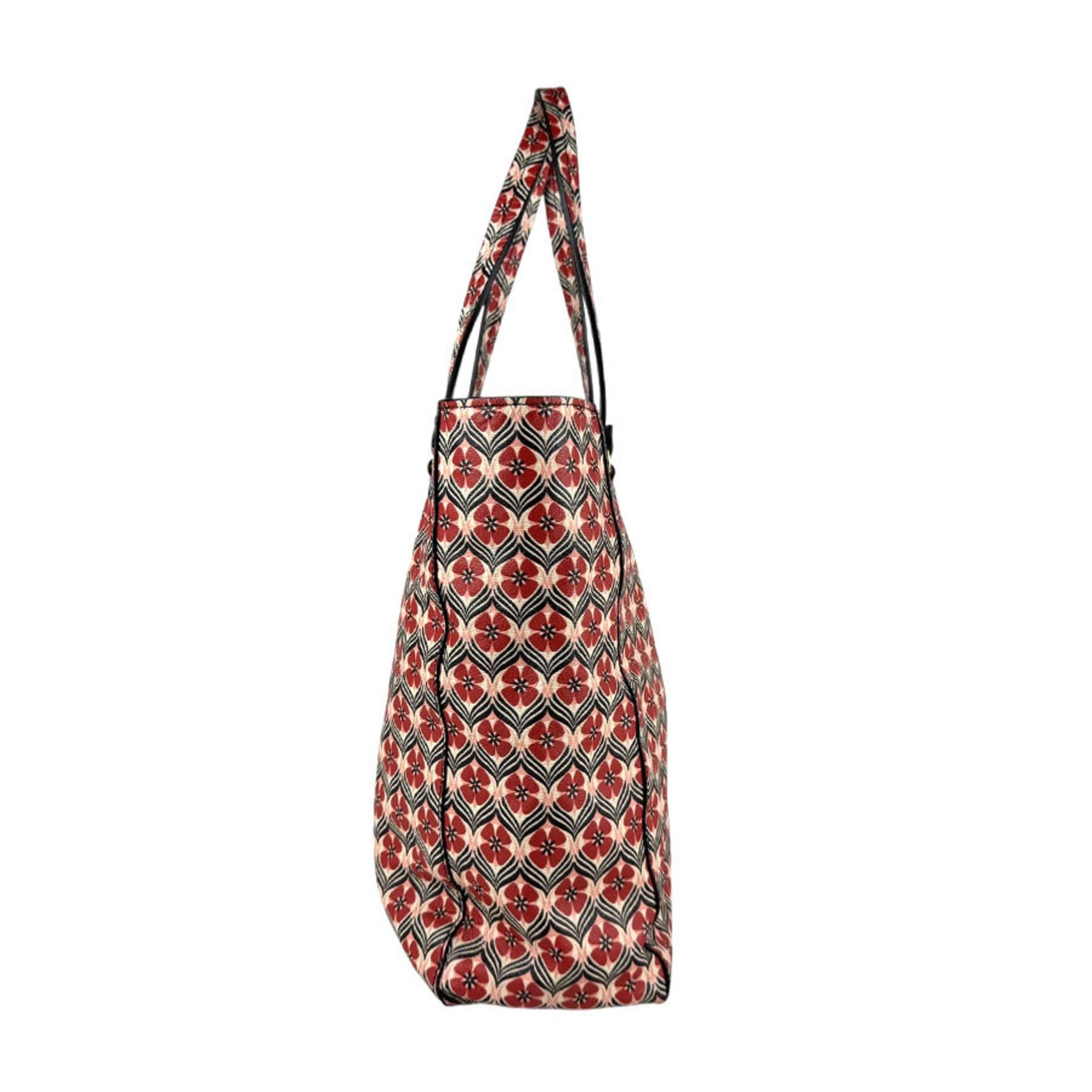 Miu Miu Miu shoulder bag in coated canvas, red