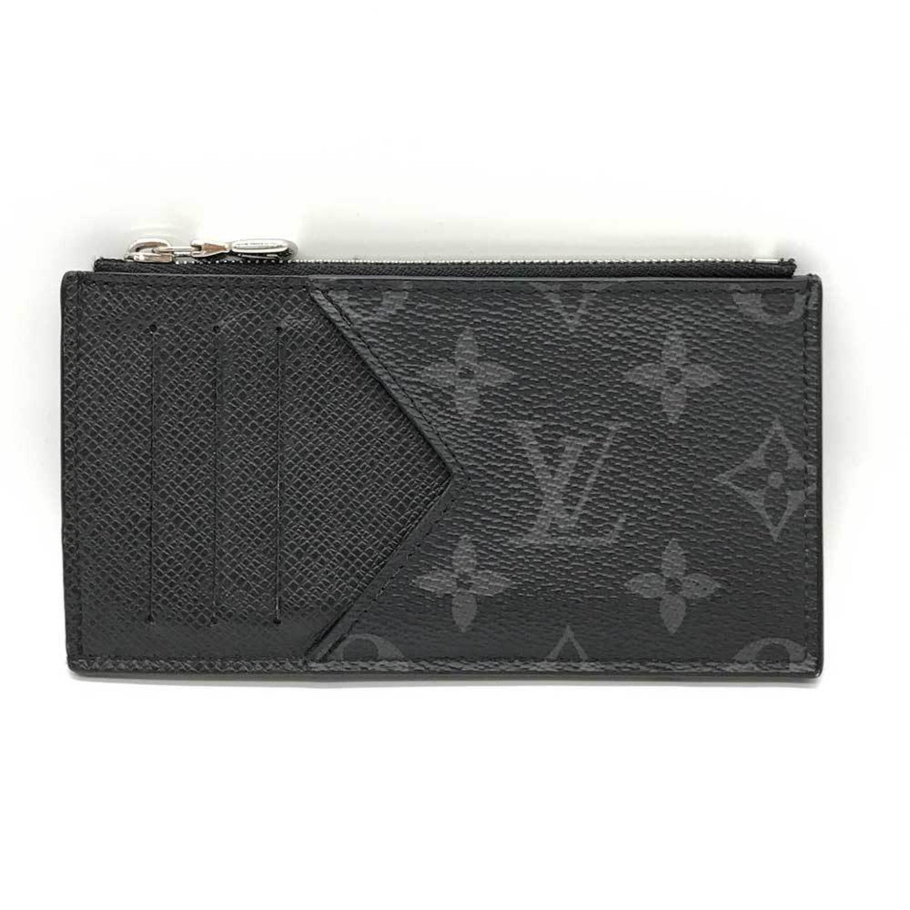 Louis Vuitton Card Holder Taigarama Monogram Eclipse Wallet/Coin Case