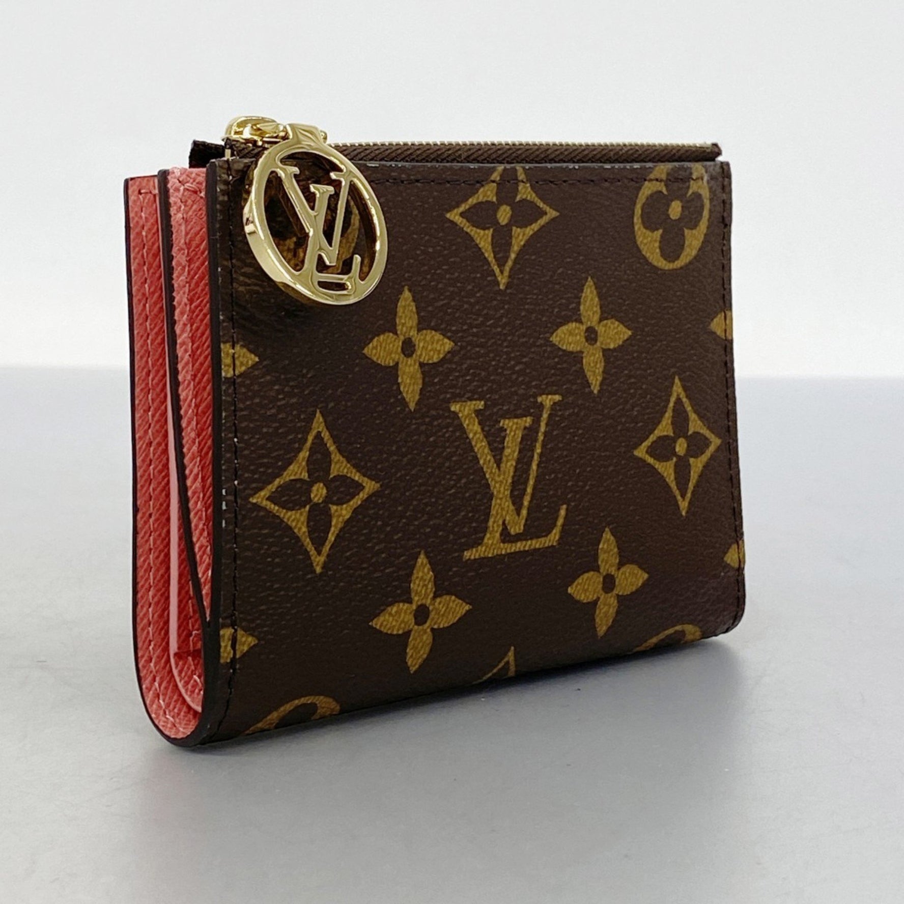 Louis Vuitton Monogram Portefeuille Lisa Wallet Brown Eugenie Pink