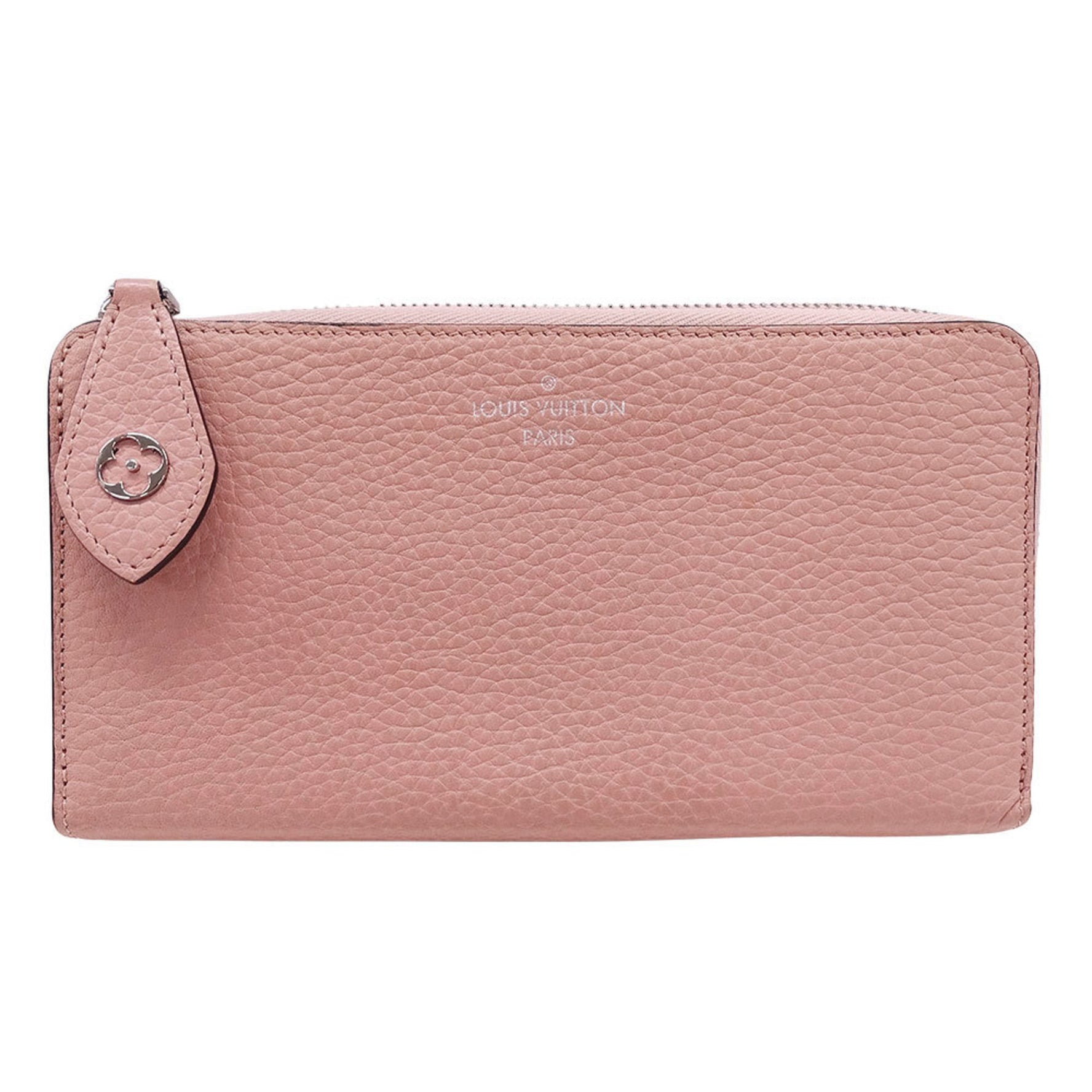 Louis Vuitton Wallet Long Taurillon Leather Portefeuille Comet Magnolia Pink L-Shaped