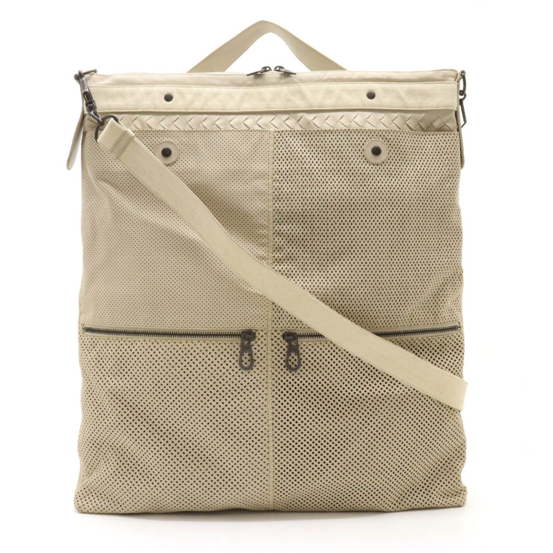 BOTTEGA VENETA Bottega Veneta Punching Shoulder Bag Handbag Leather
