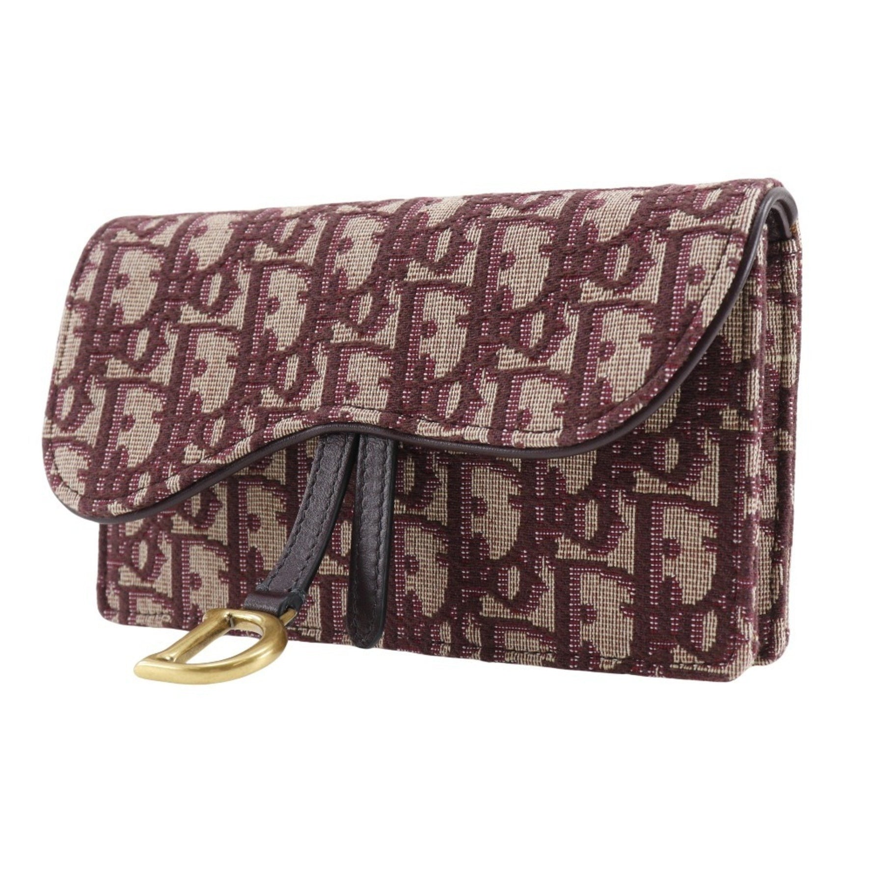 Christian Dior Saddle Waist Bag Trotter Clutch Canvas Type