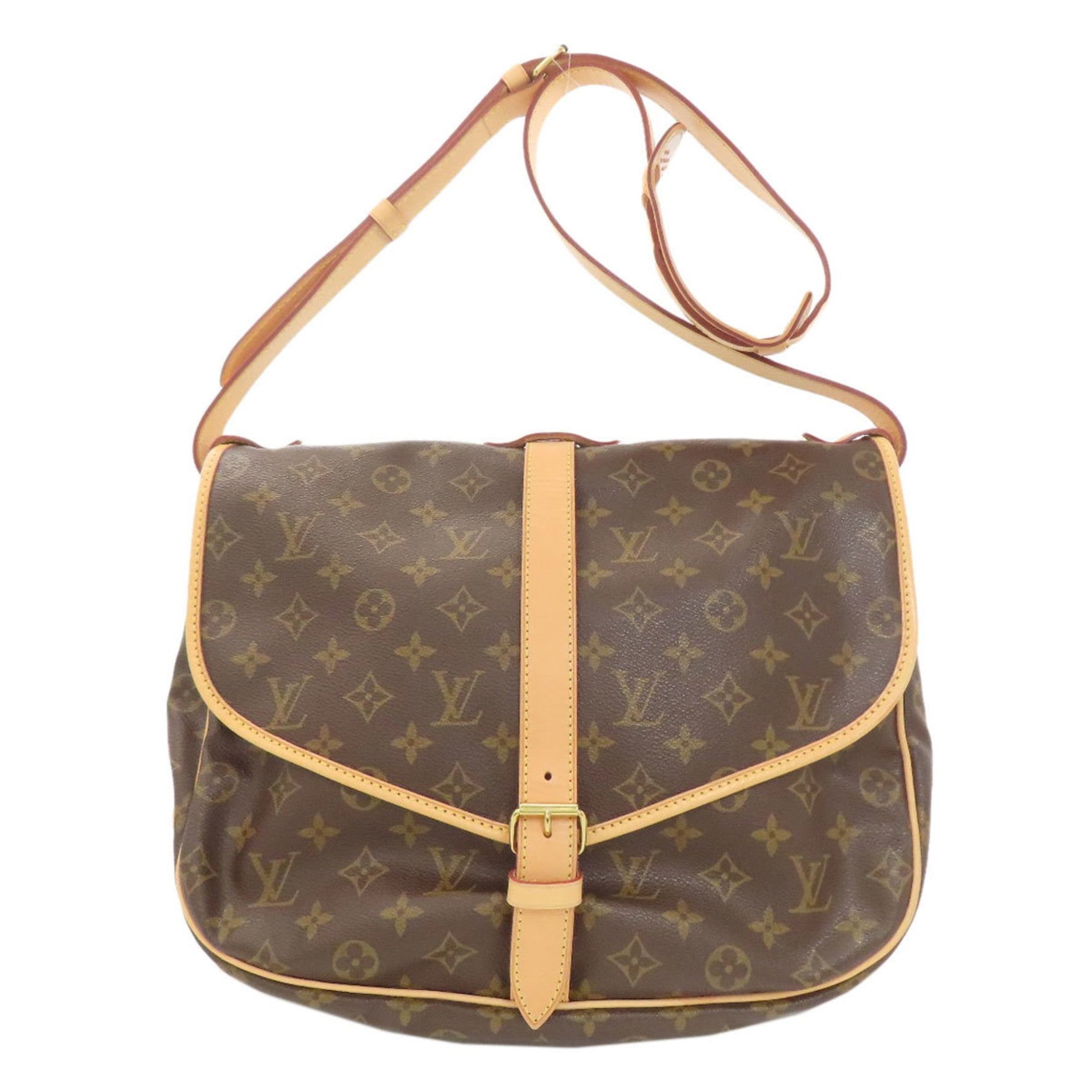 Louis Vuitton Saumur 35 Shoulder Bag Monogram Canvas LOUIS VUITTON