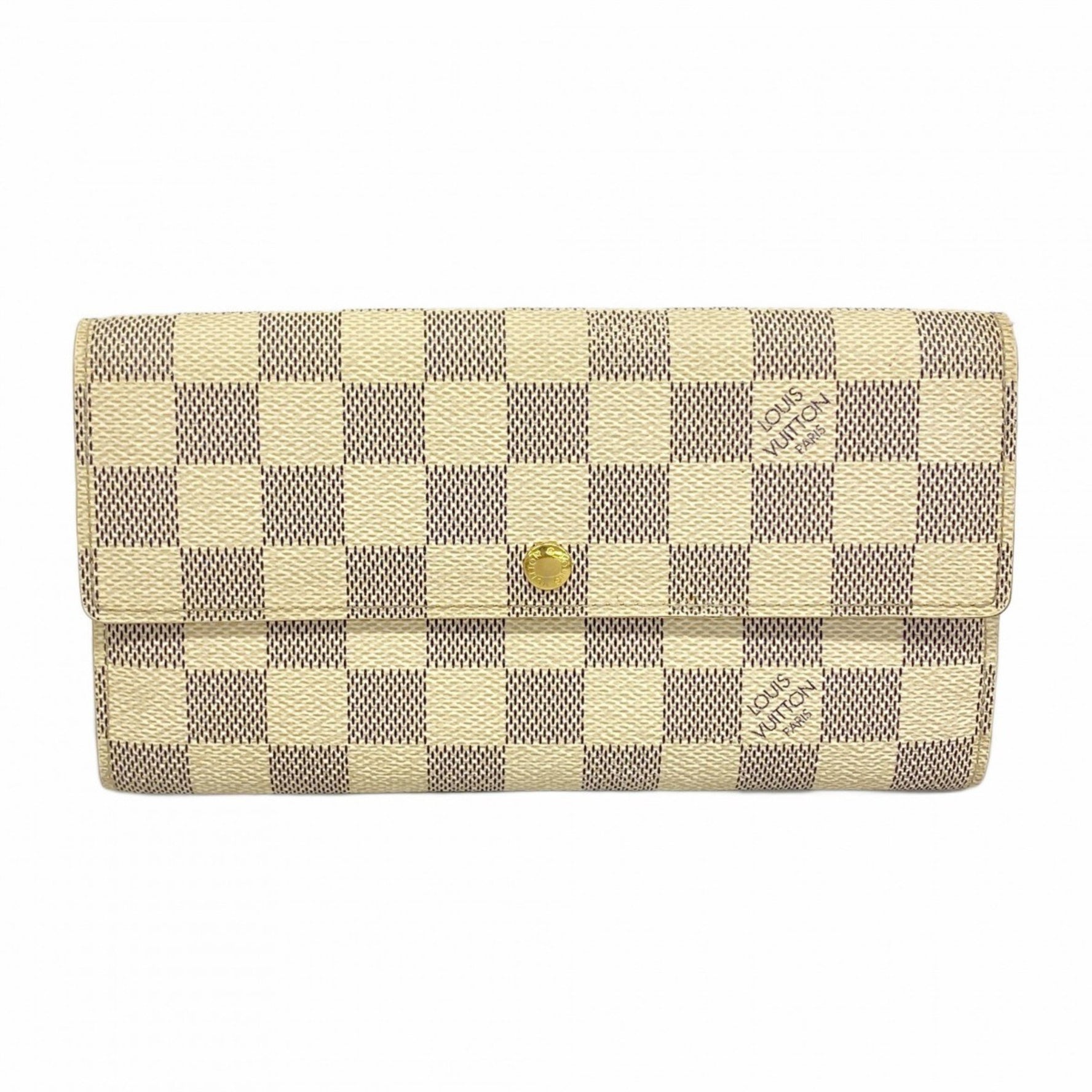 Louis Vuitton Damier Azur Portefeuille Sarah Long Wallet