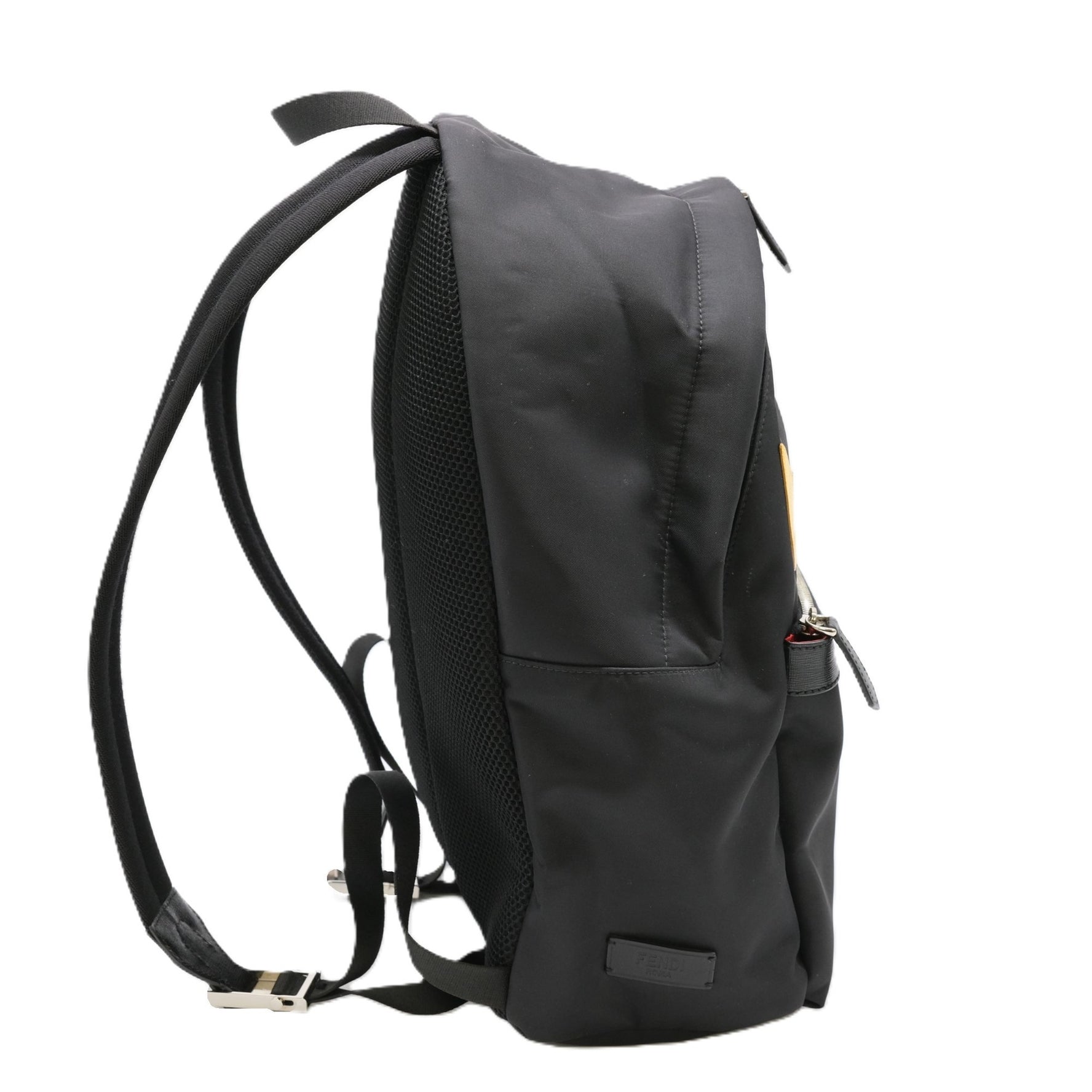 FENDI Bugs Rucksack Backpack Monster Nylon Leather