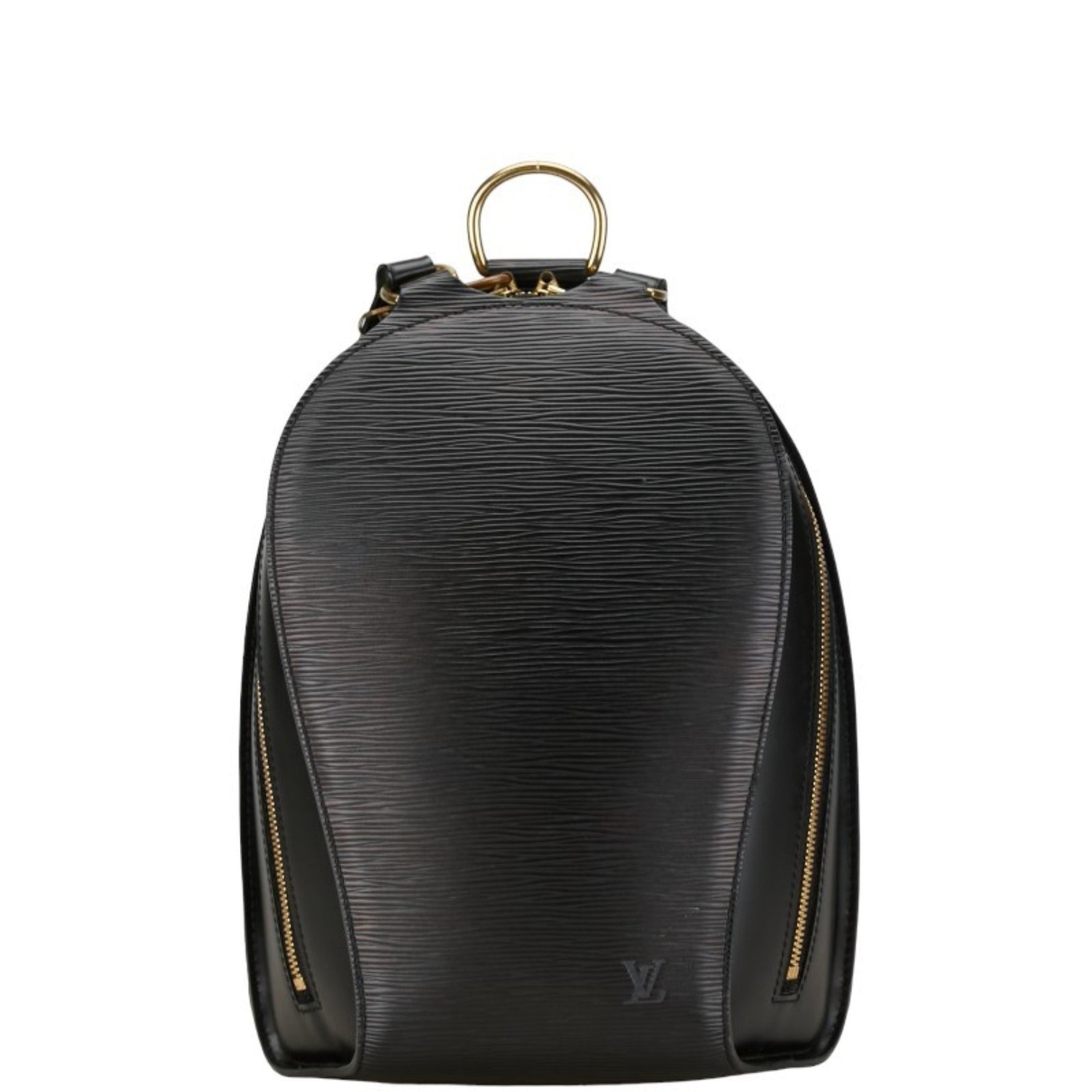 Louis Vuitton Epi Mabillon Backpack Noir Black Leather