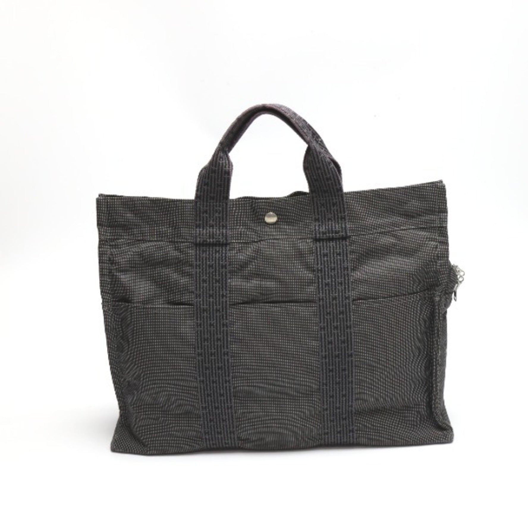 Hermes Tote Bag Air Line MM Canvas Grey