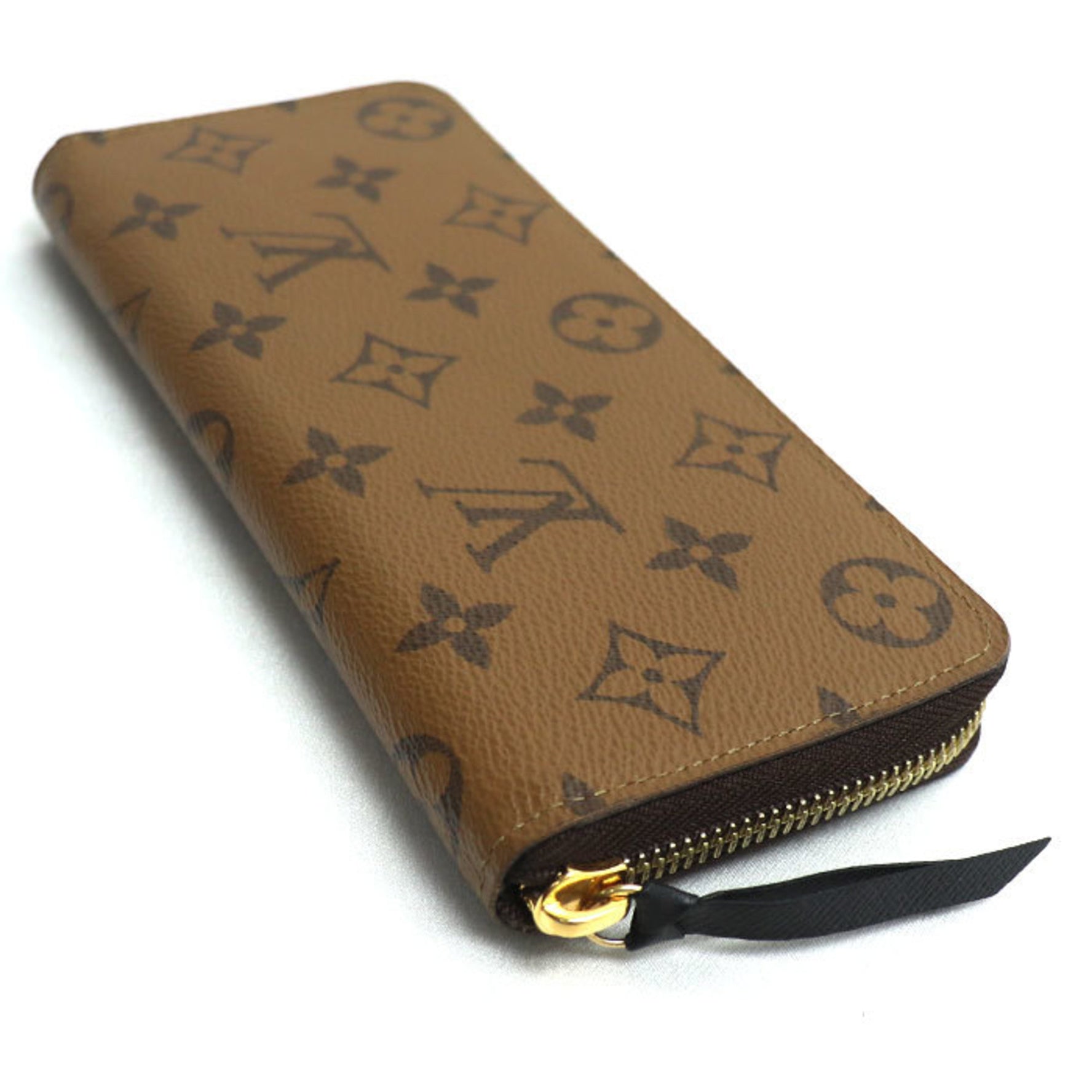 Louis Vuitton Portefeuille Clemence Long Wallet Round Monogram Reverse IC Chip