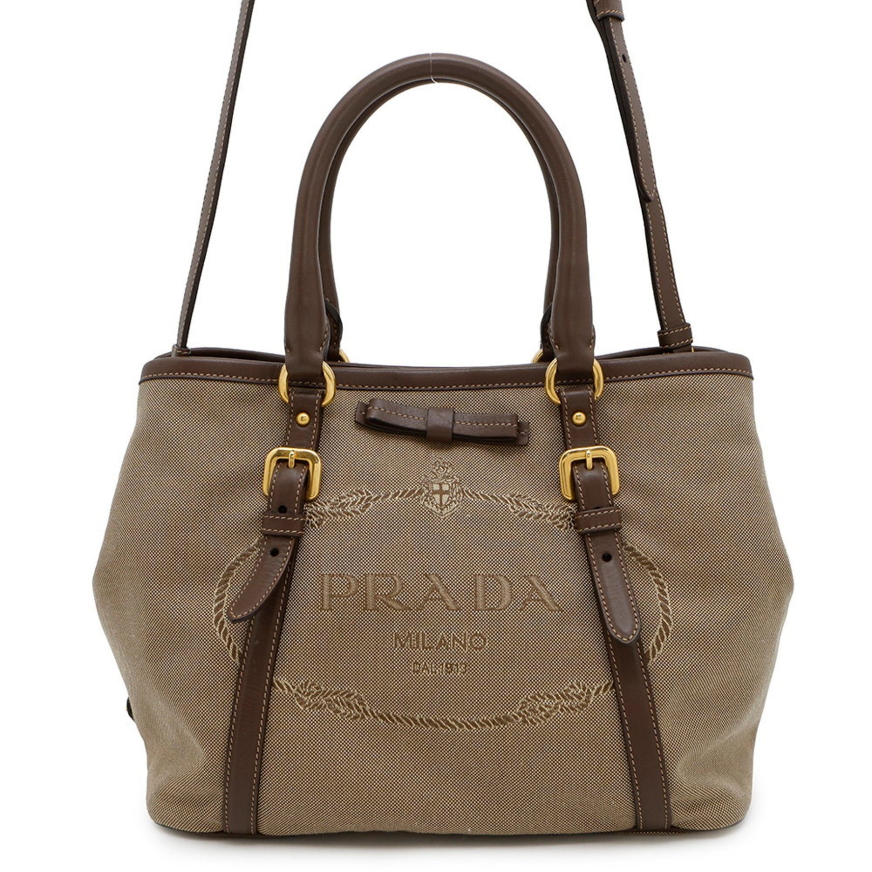 Prada Canvas Handbag BN1841 PRADA Bag 2-way Shoulder
