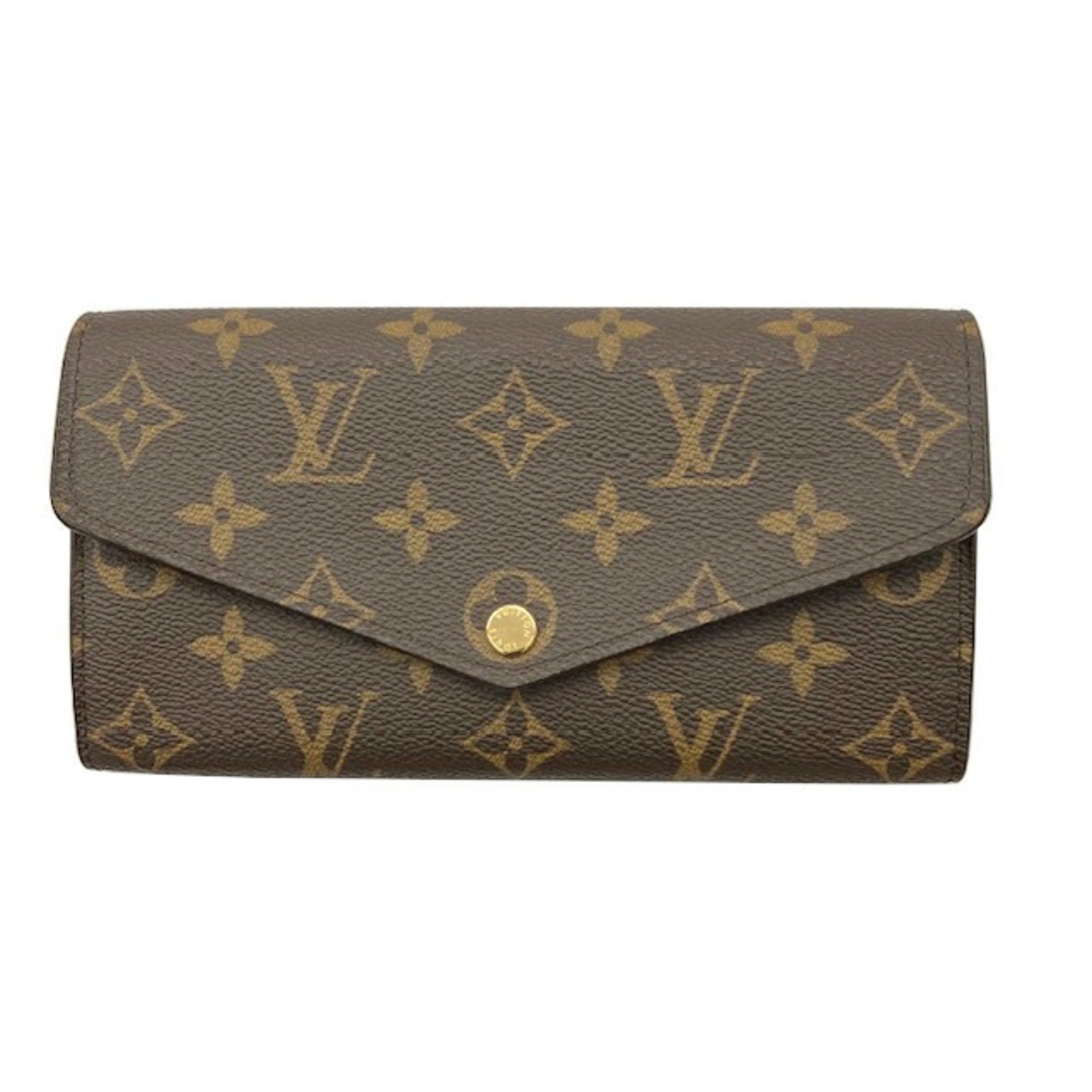 LOUIS VUITTON Louis Vuitton Sarah Rose Ballerine Monogram Portefeuille RFID Long Wallet in Pink with IC Chip