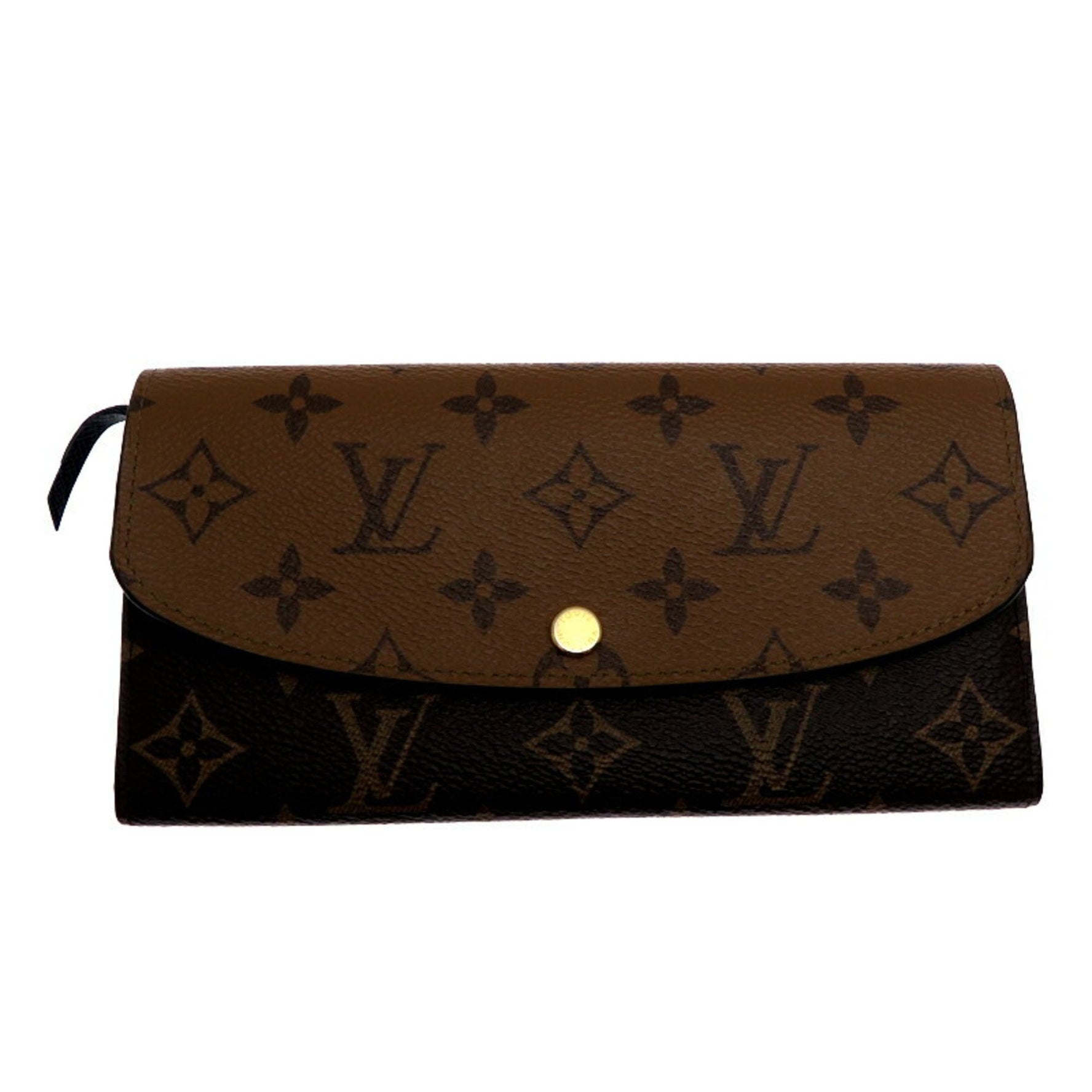 Louis Vuitton Portefeuille Emily Long Wallet Monogram Reverse