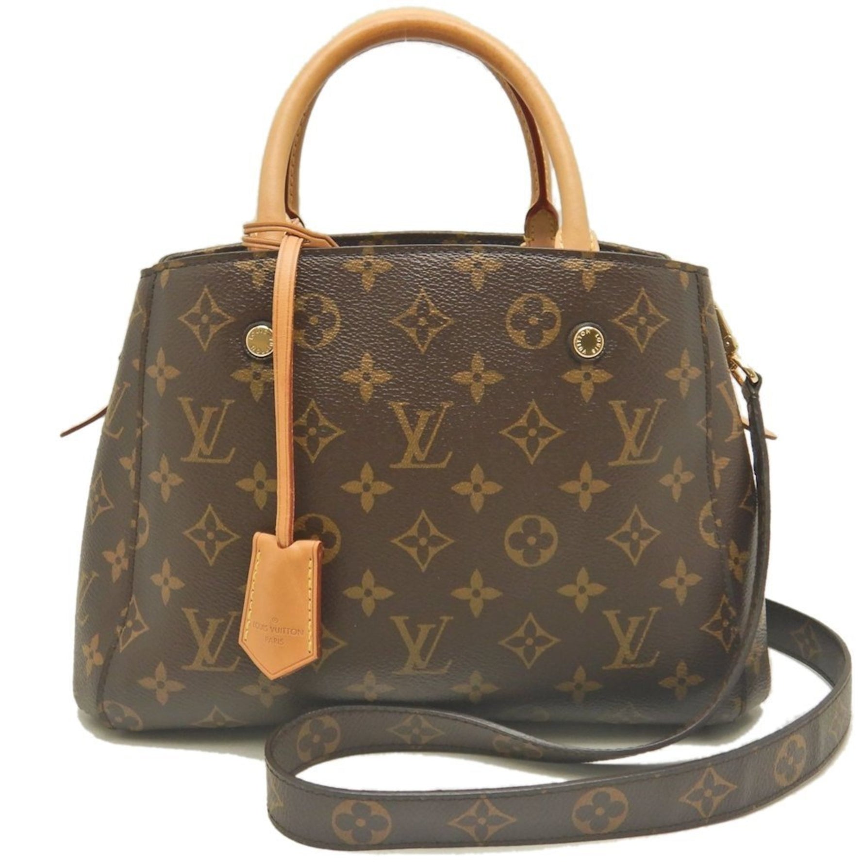 LOUIS VUITTON Monogram Montaigne BB Handbag