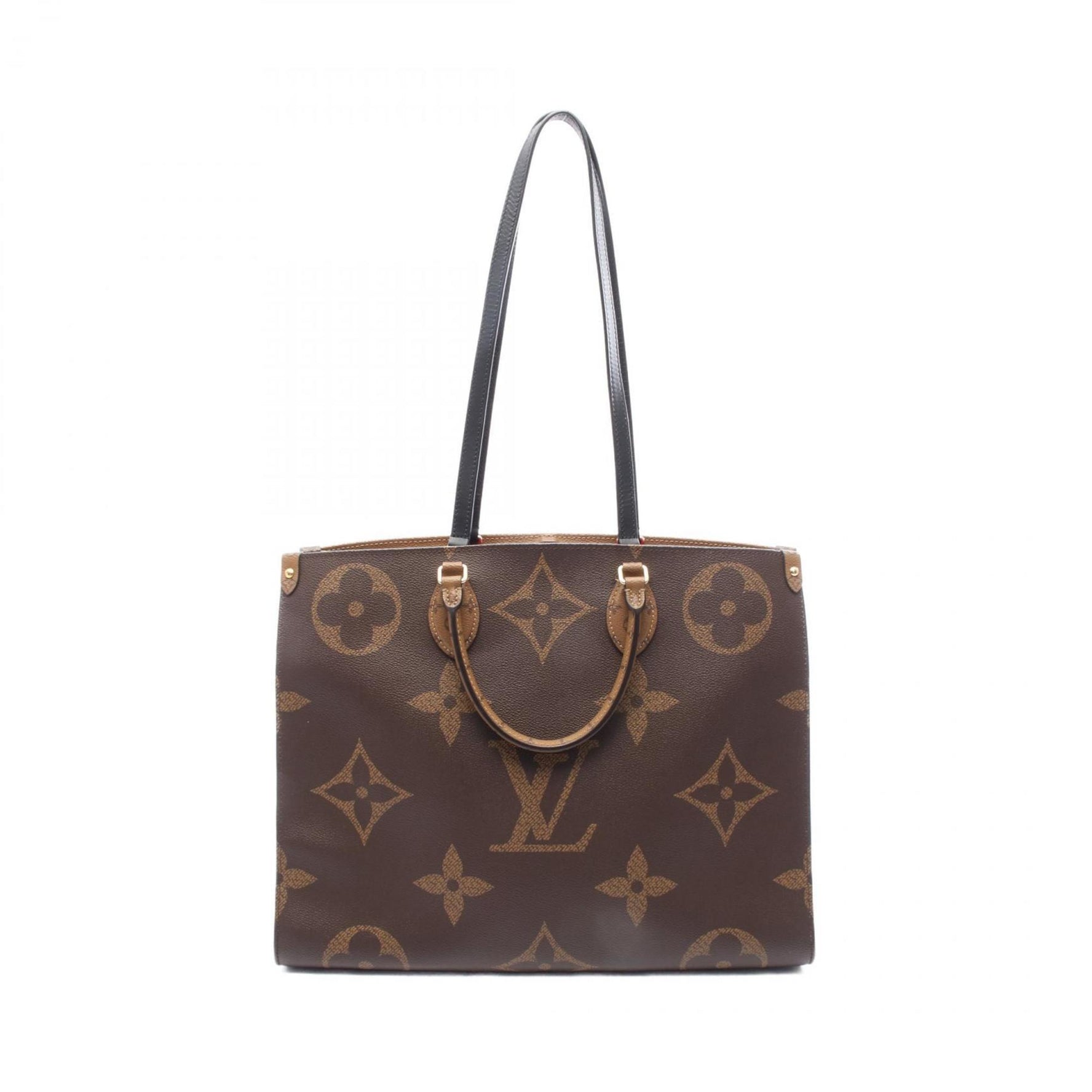 Louis Vuitton On the Go GM Monogram Giant Reverse Shoulder Bag, Coated Canvas and Leather