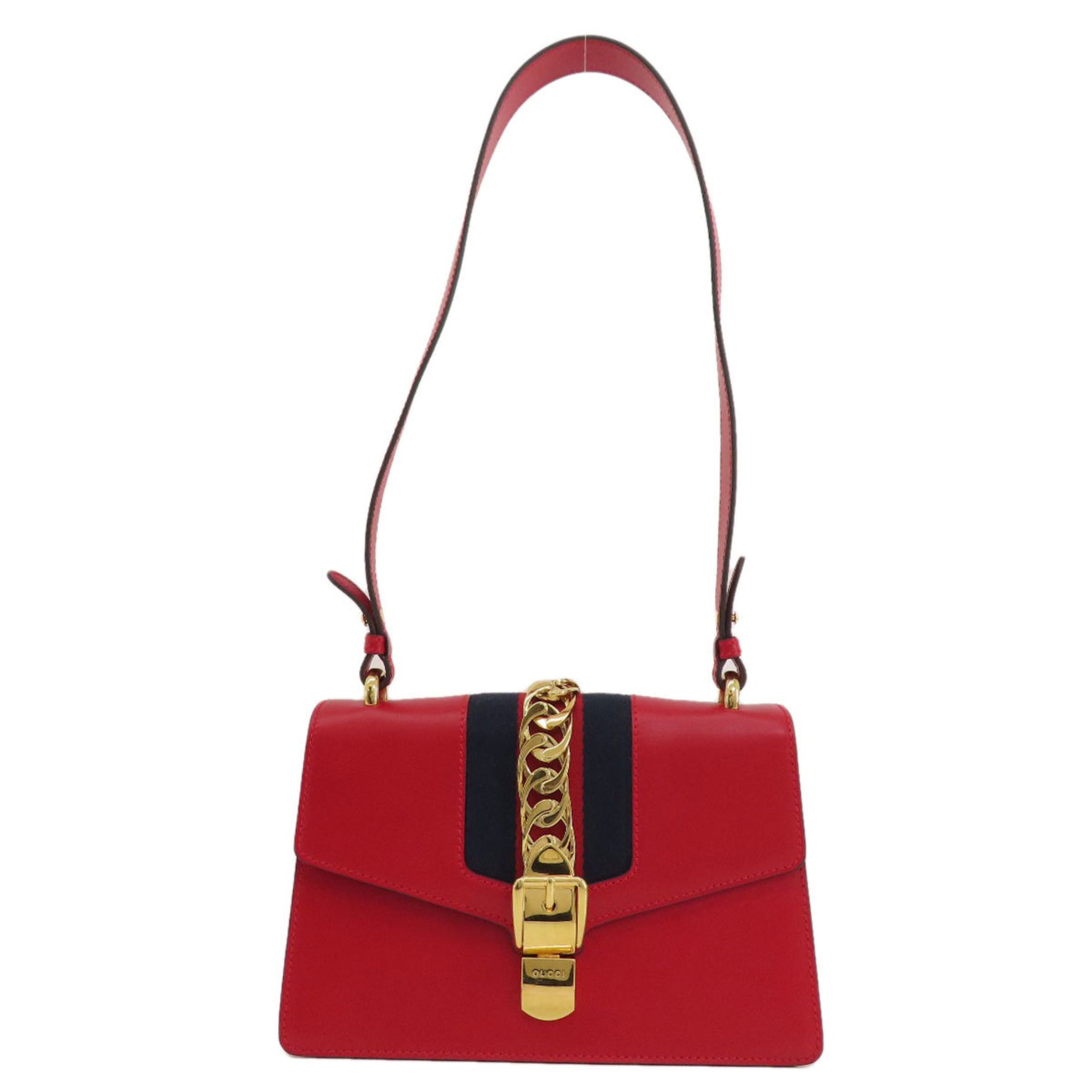 Gucci Sylvie Shoulder Bag Leather