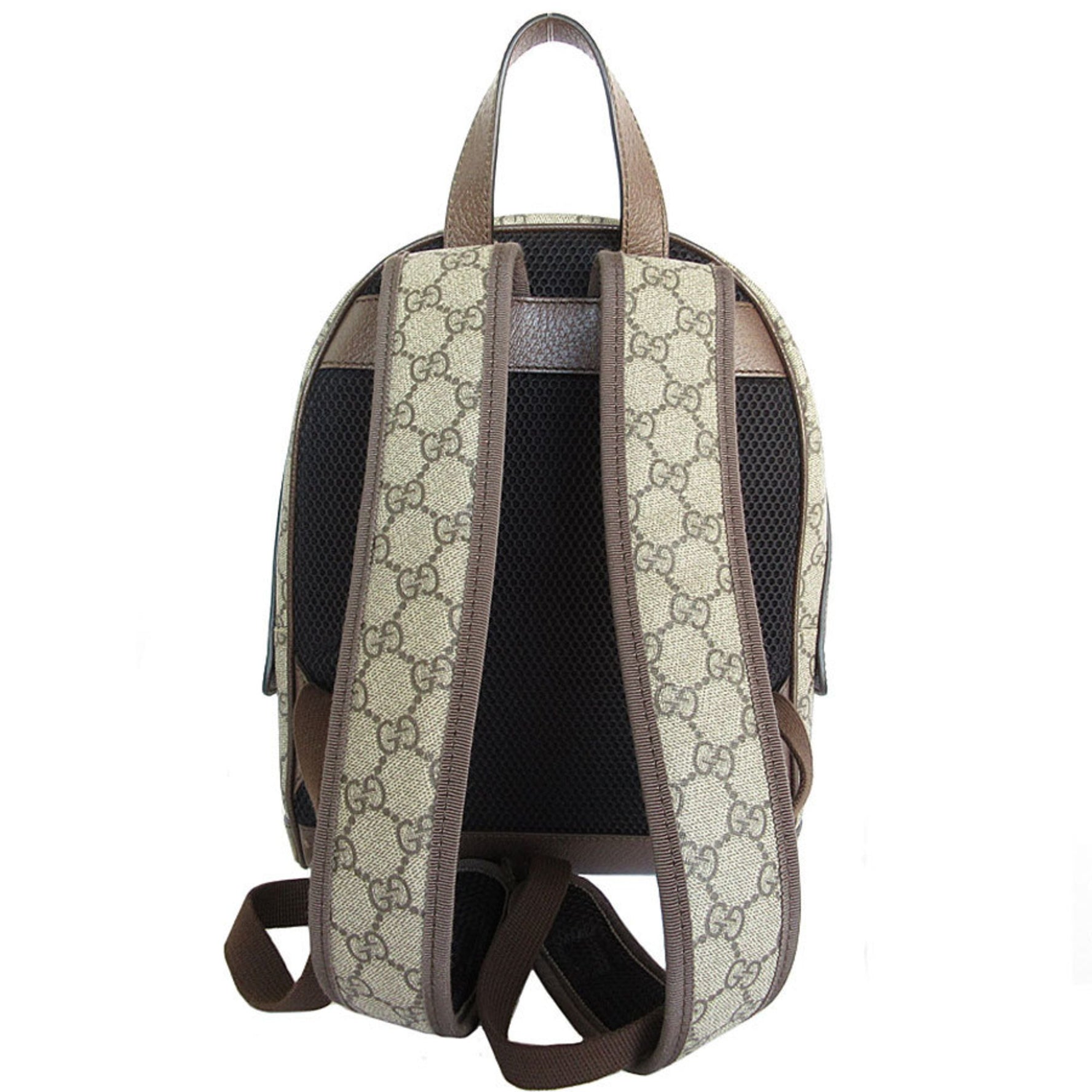 GUCCI Backpack GG Marmont Supreme Canvas Brown Gold Men's Women's s0354a