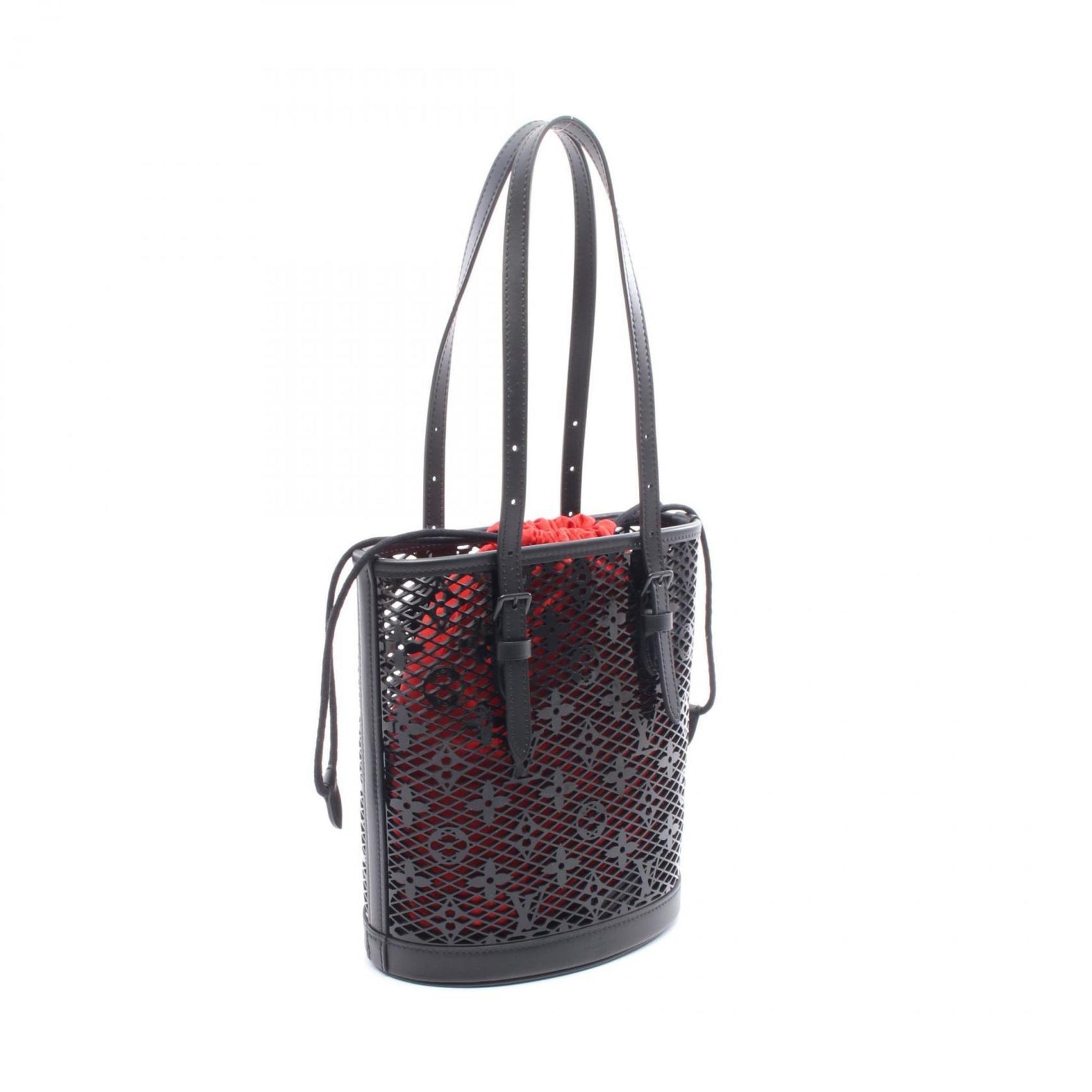 Louis Vuitton Bucket PM Monogram Lace Handbag, Leather