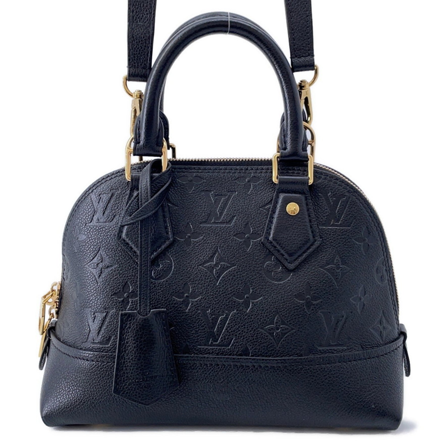 Louis Vuitton Monogram Empreinte Neo Alma BB Handbag Shoulder Bag Black