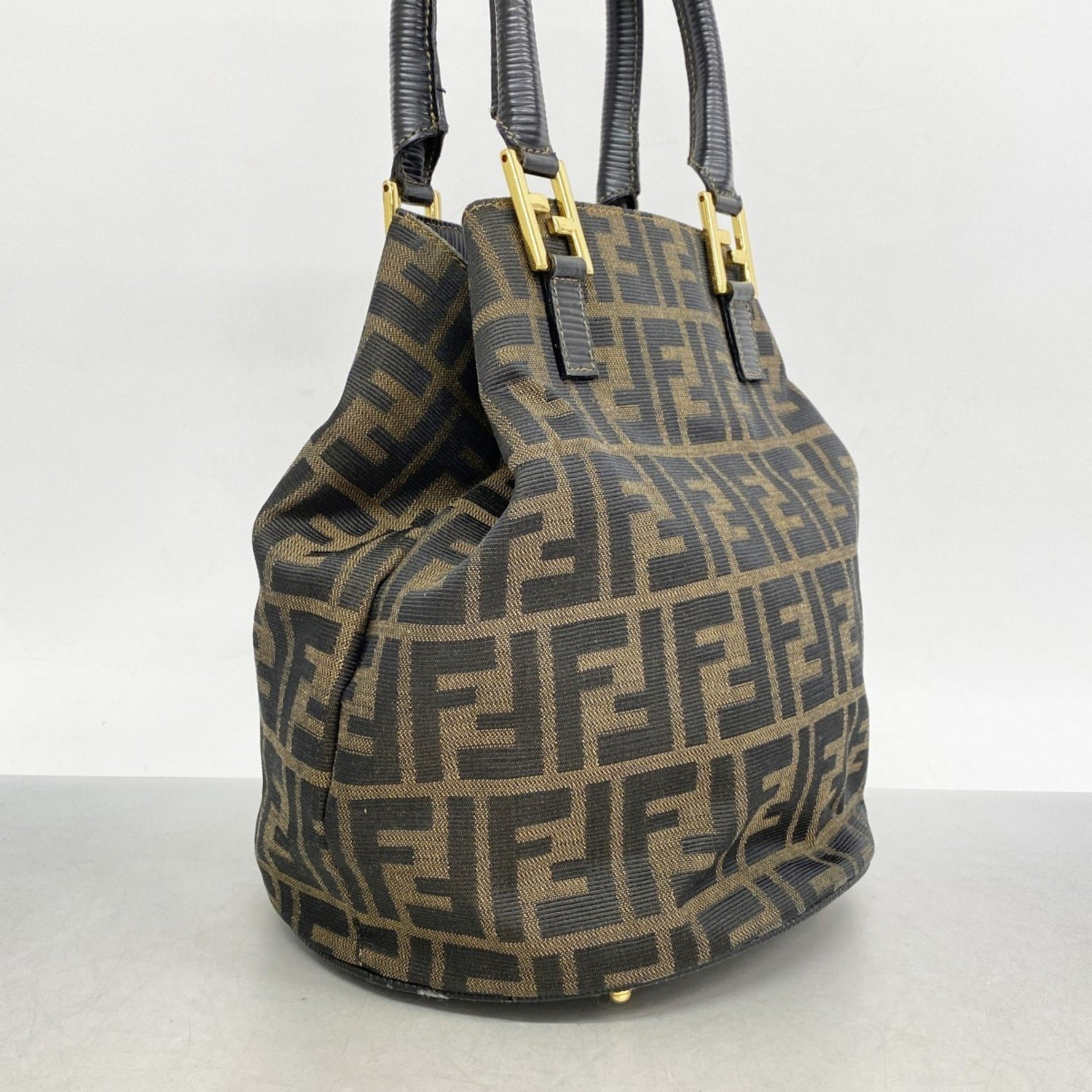 Fendi Zucca Nylon Canvas Handbag