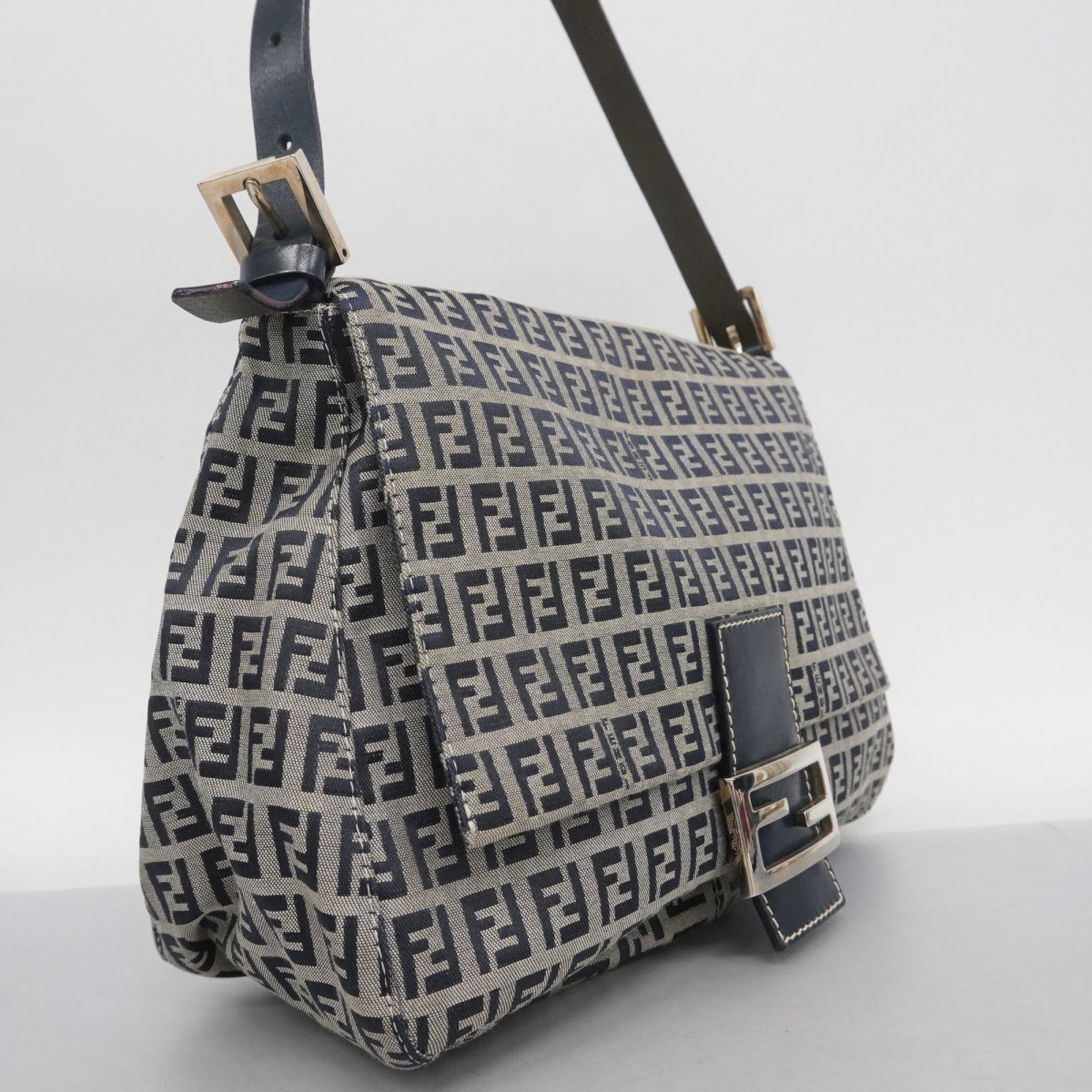 Fendi Zucchino Mamma Bucket Handbag in Nylon Canvas