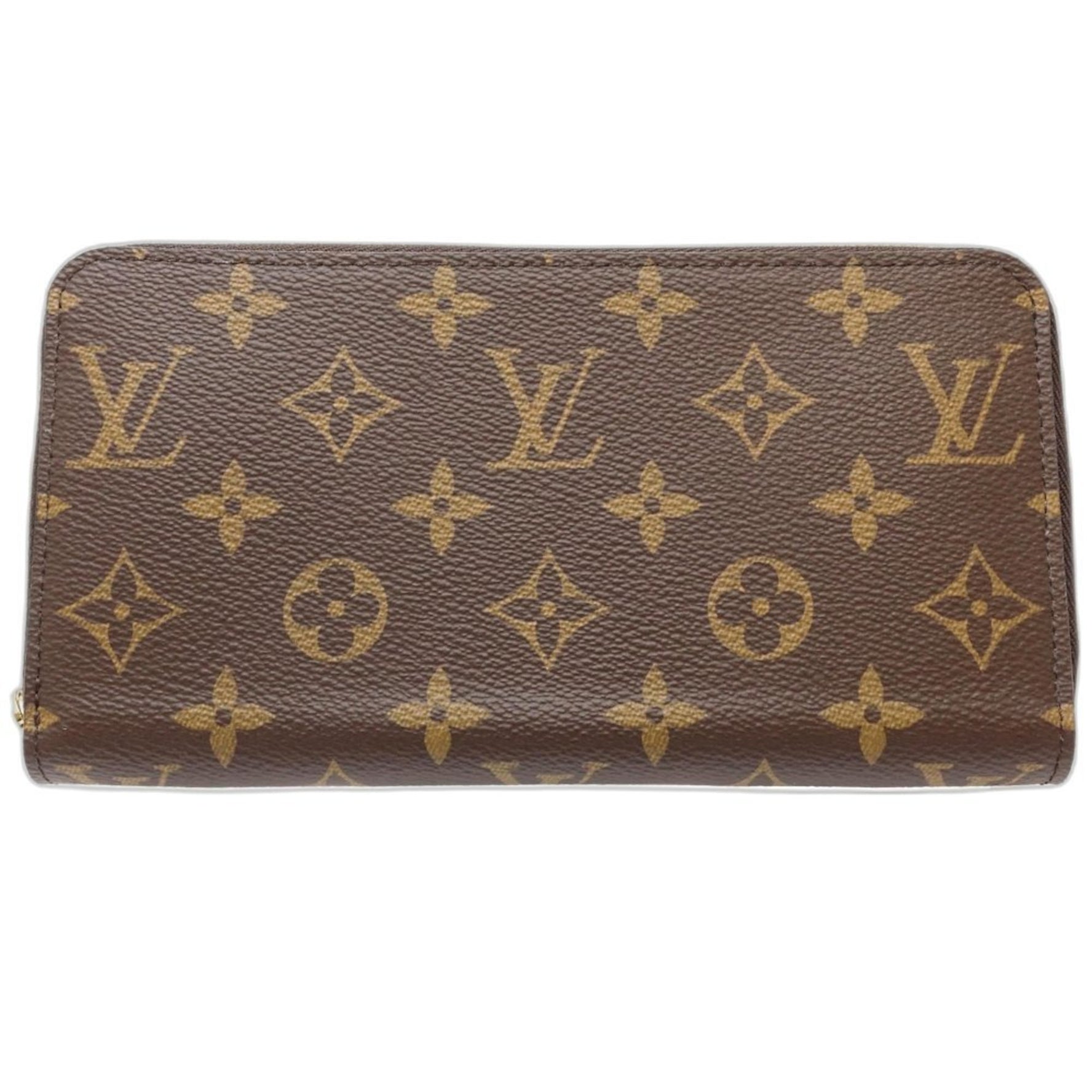 Louis Vuitton Monogram Long Wallet Zippy Brown