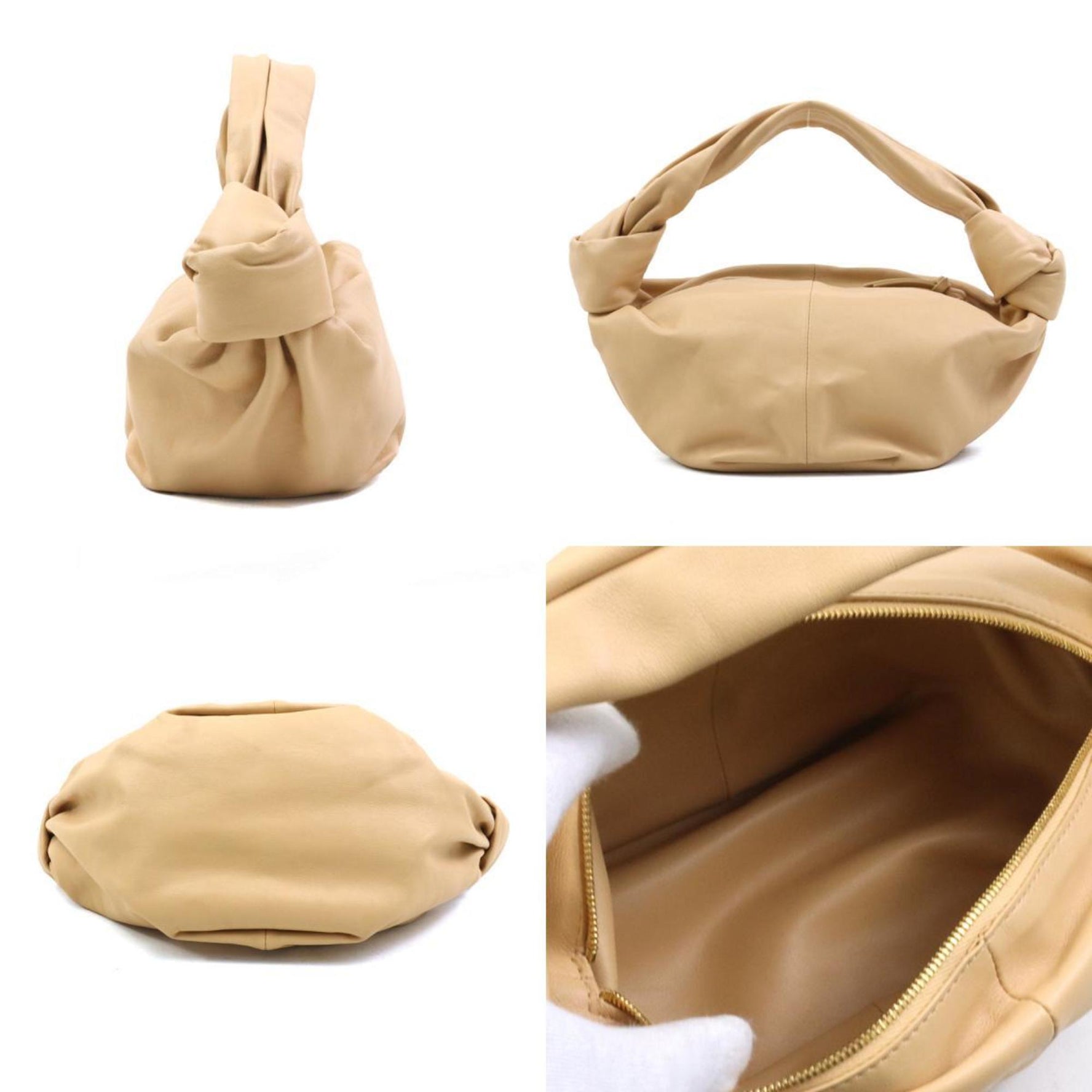 Bottega Veneta Double Knot Handbag in and Gold