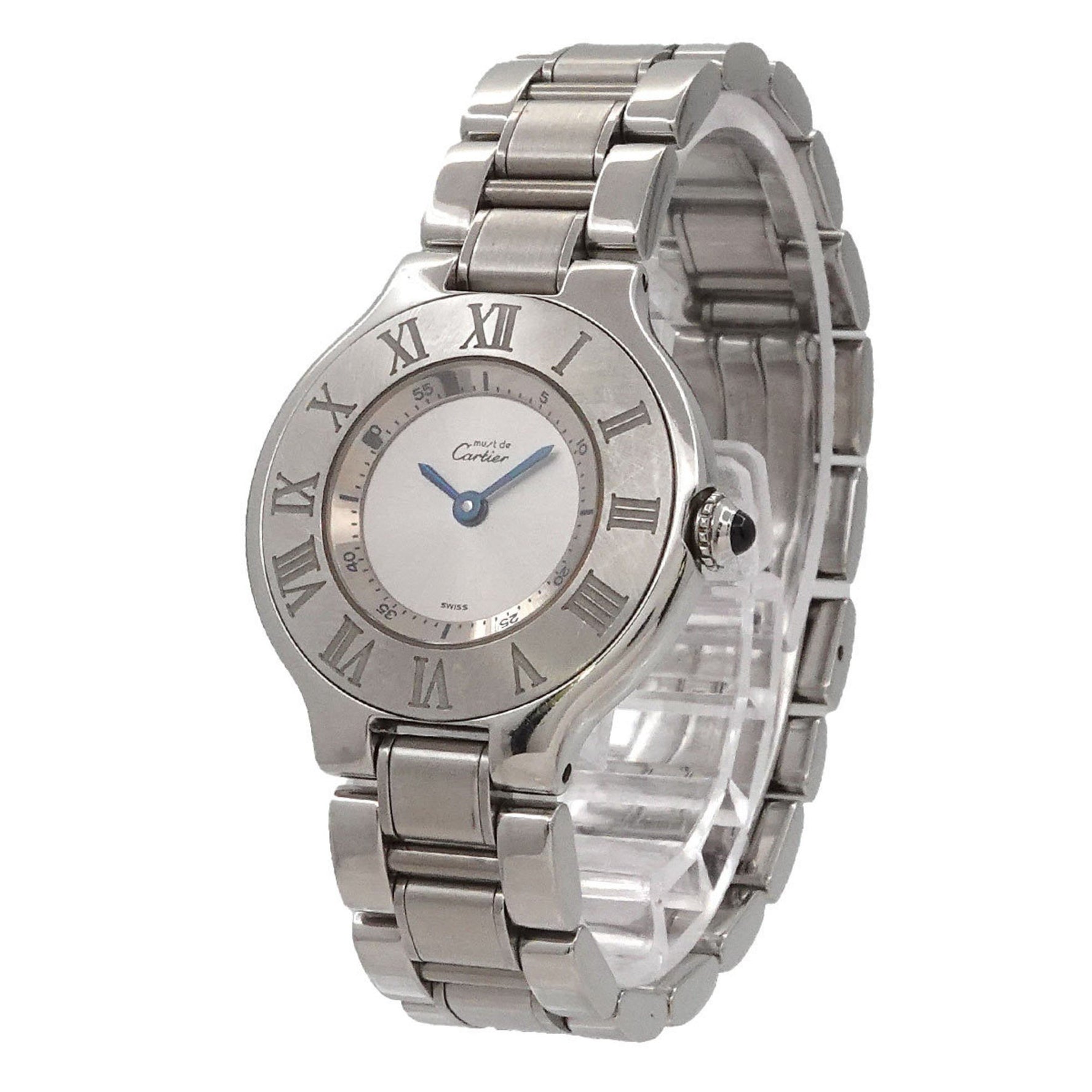 Cartier Must 21 Vantianne W10109T2 Women's Silver Quartz Watch