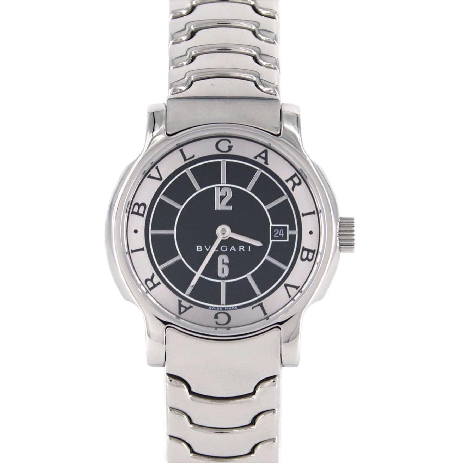 Bvlgari Solotempo ST29S ST29BSSD SS Wristwatch Quartz