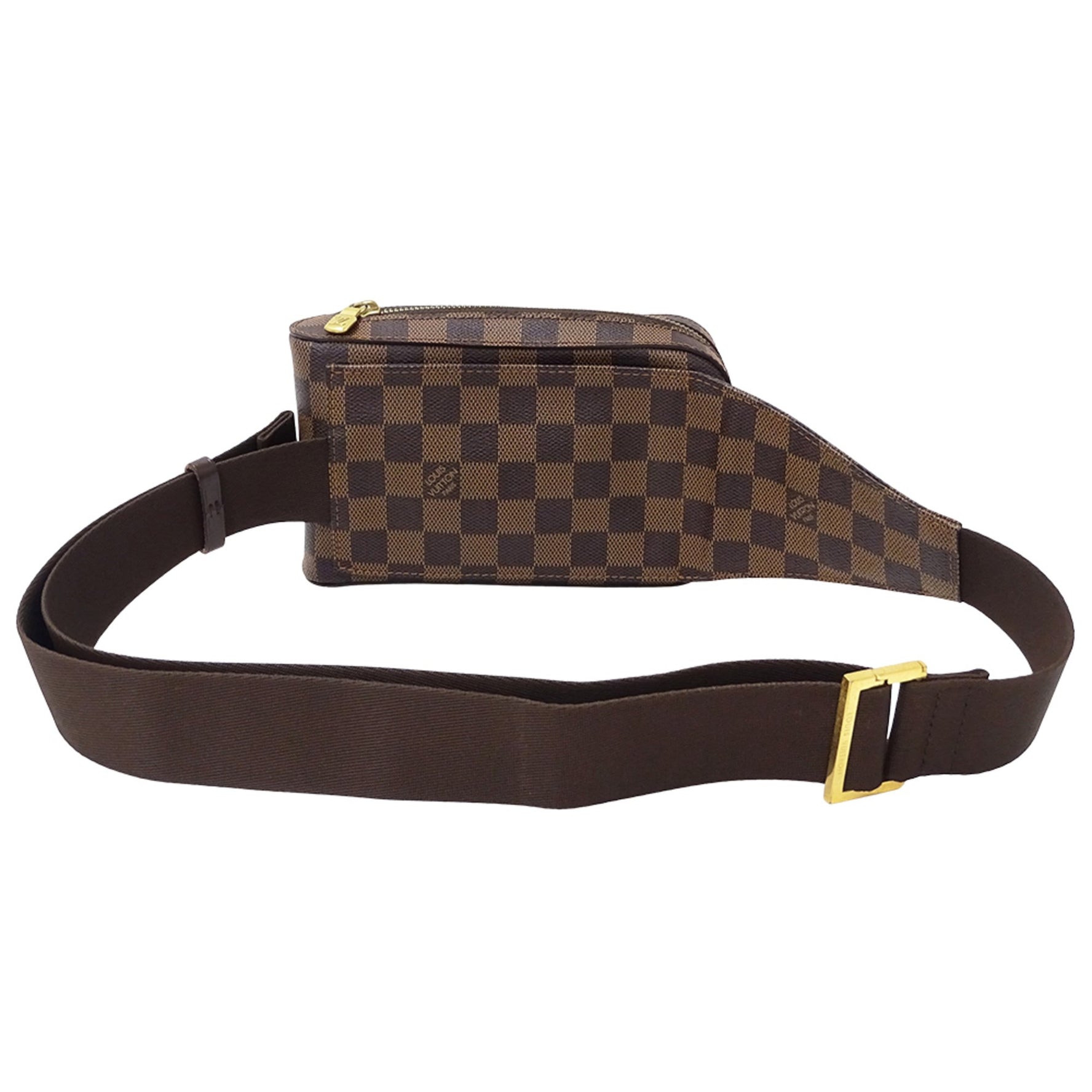 Louis Vuitton Damier Bag, Geronimos Brown, Small, Compact Mini Bag