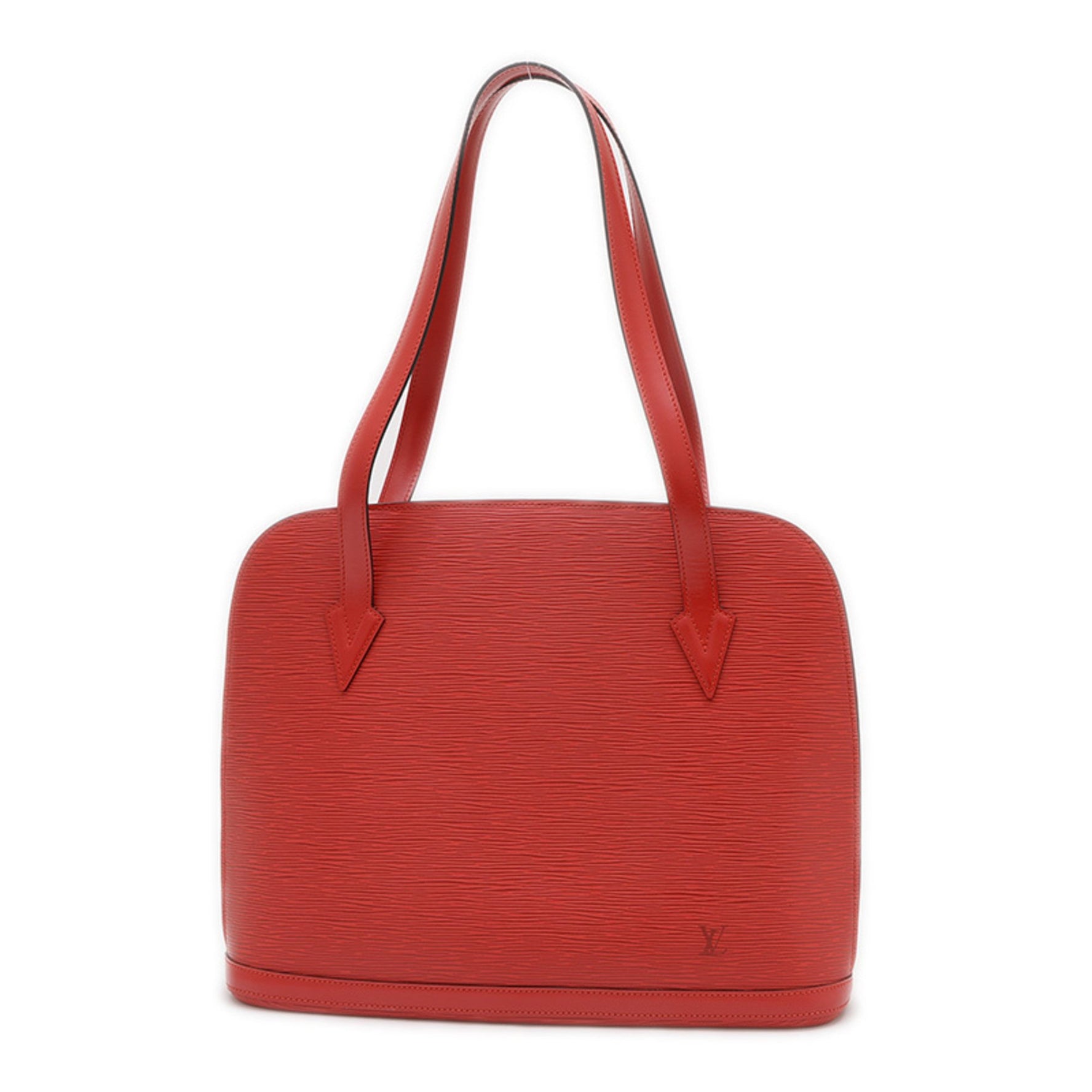 Louis Vuitton Epi Lussac Shoulder Bag Castilian Red