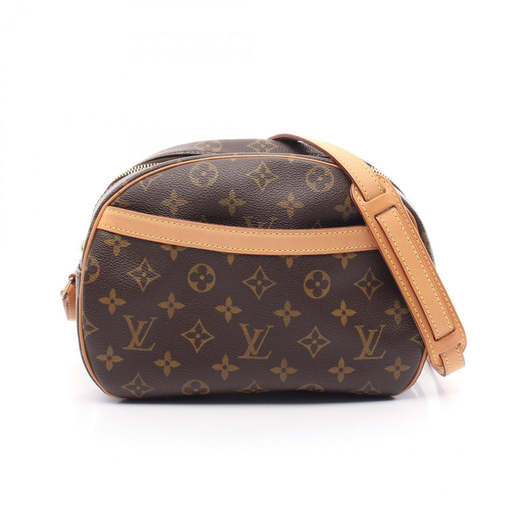 Louis Vuitton Blois Shoulder Bag Coated Canvas Leather Monogram