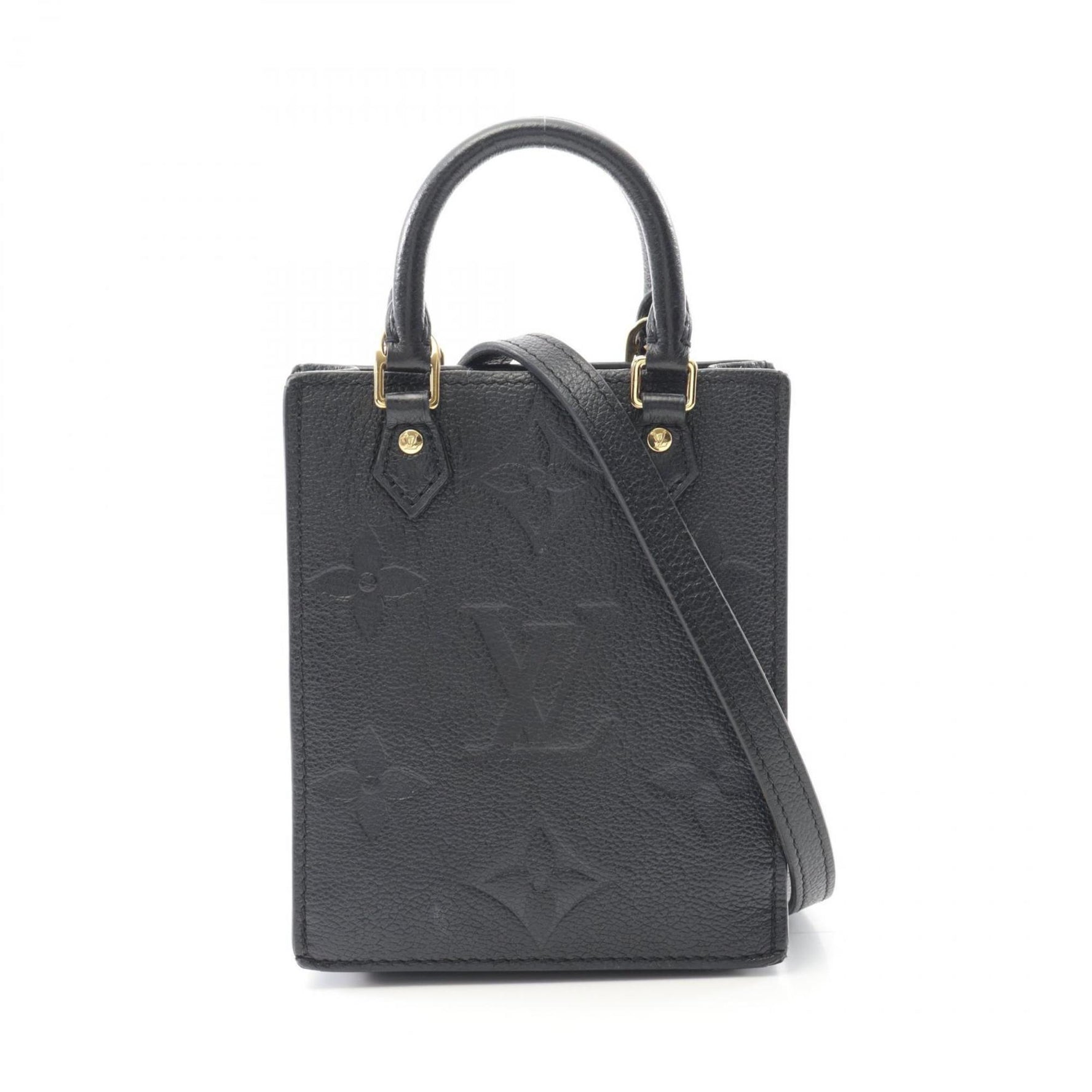 Louis Vuitton Petite Sac Plat Handbag in Monogram Empreinte Leather