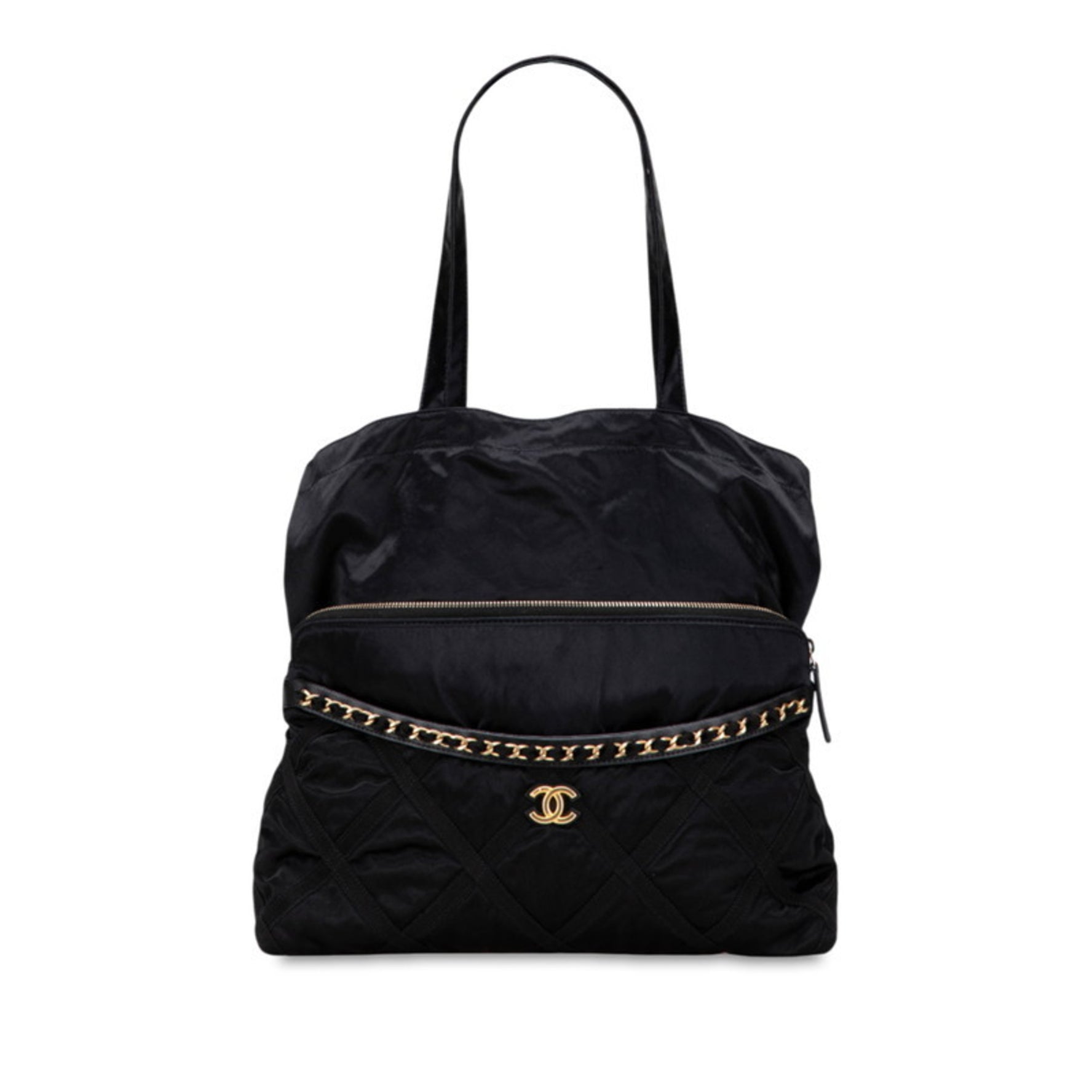 Chanel Coco Mark Ecoport Tote Bag Nylon