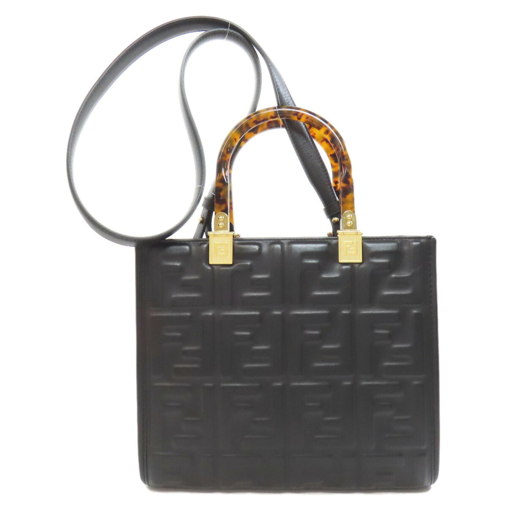 Fendi Sunshine Small Handbag in Calf Leather