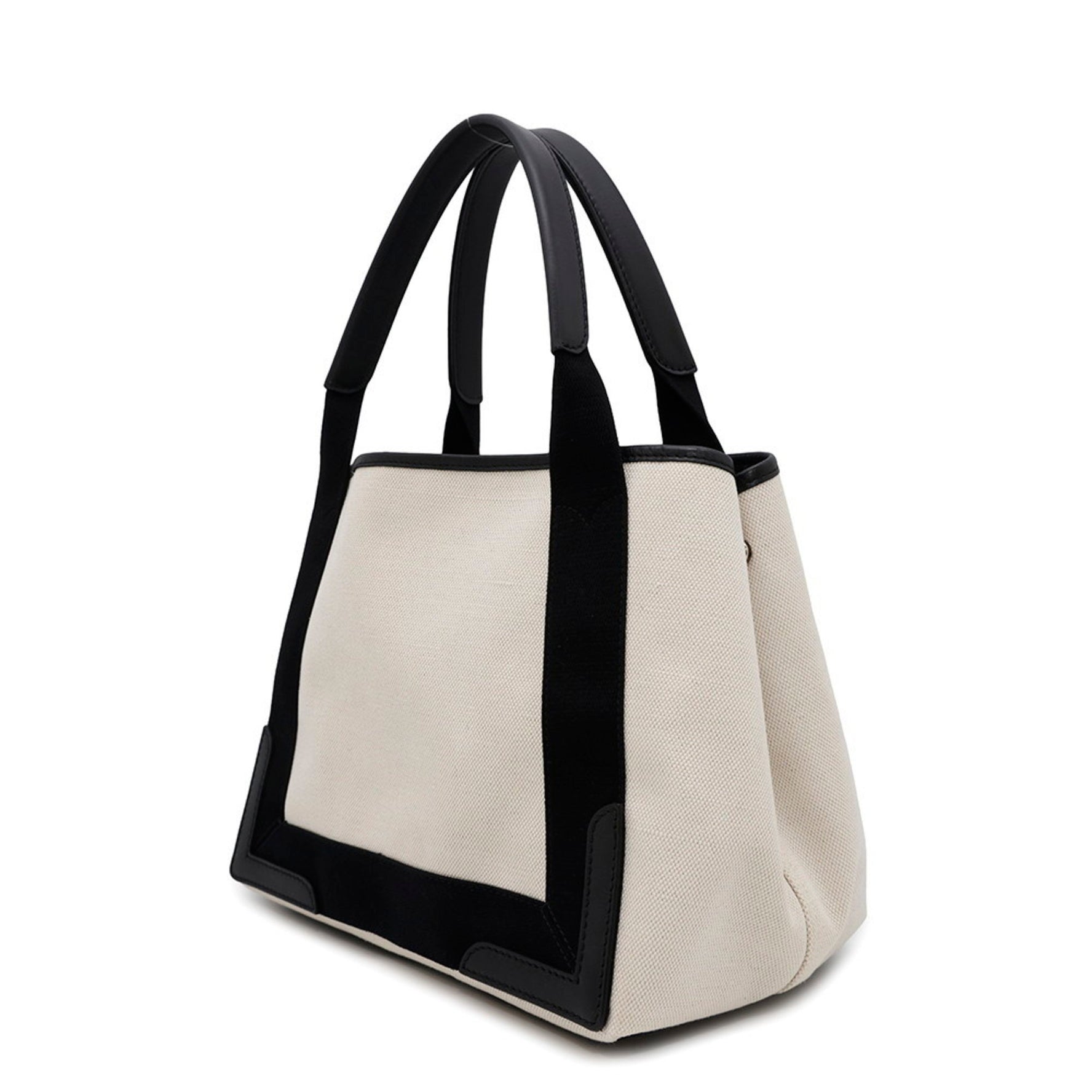 Balenciaga Tote Bag Navy Cabas S BALENCIAGA Small White Black