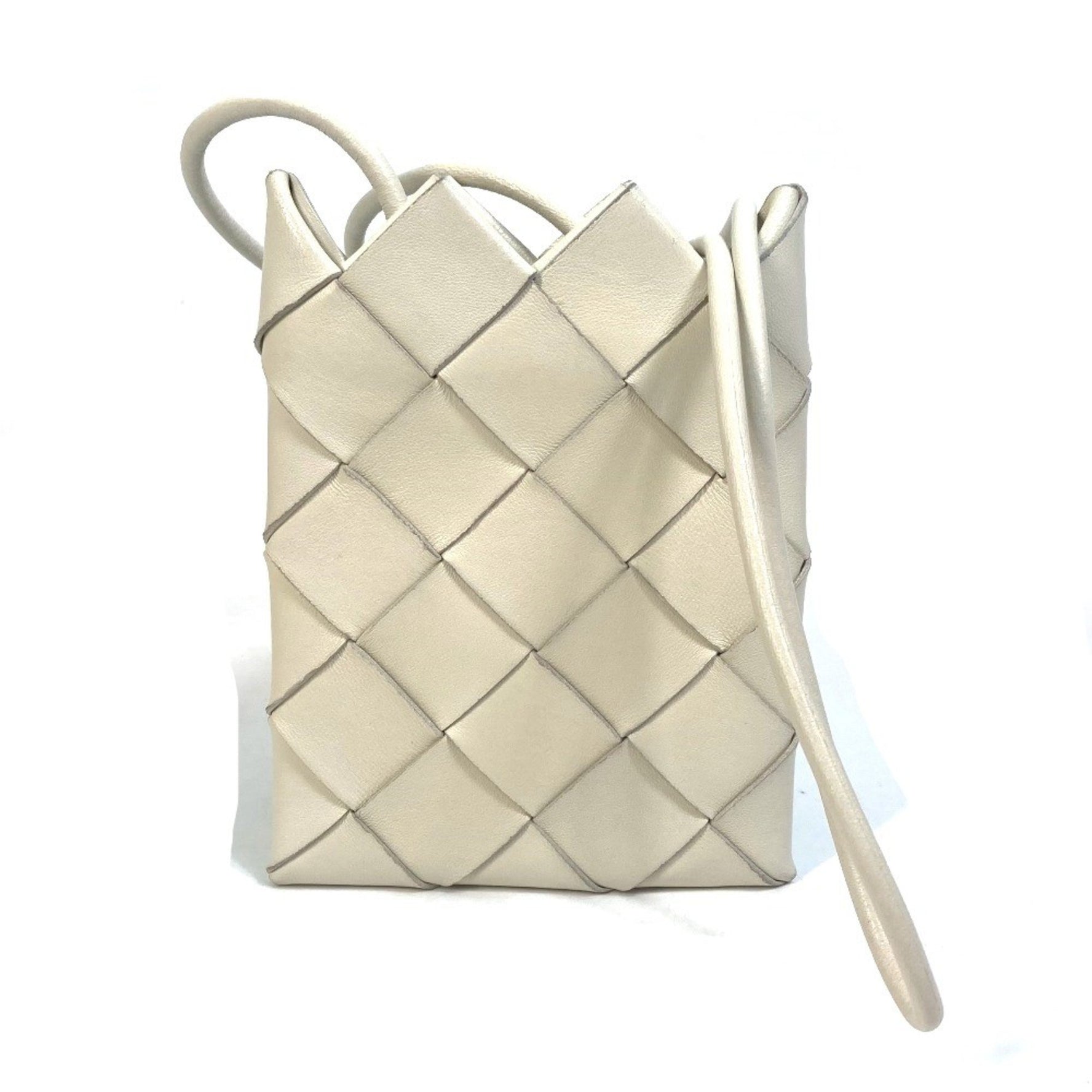 BOTTEGA VENETA Intrecciato Bag Smartphone Pochette Crossbody Shoulder Bag