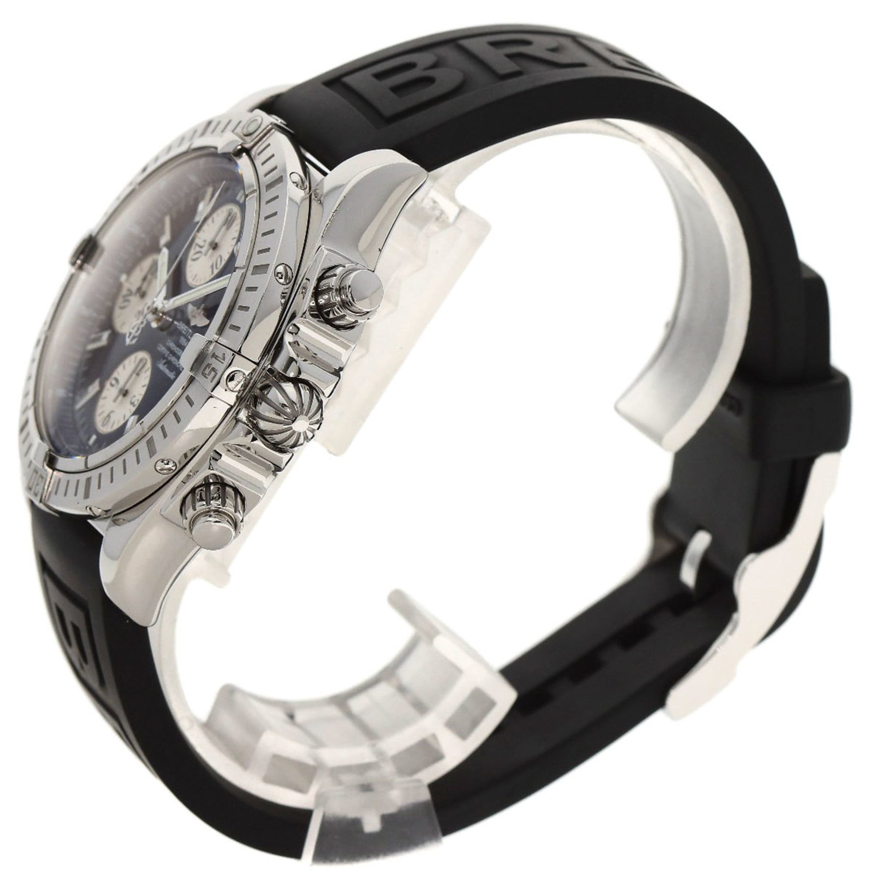 BREITLING Chronomat Evolution Watch Stainless Steel Rubber