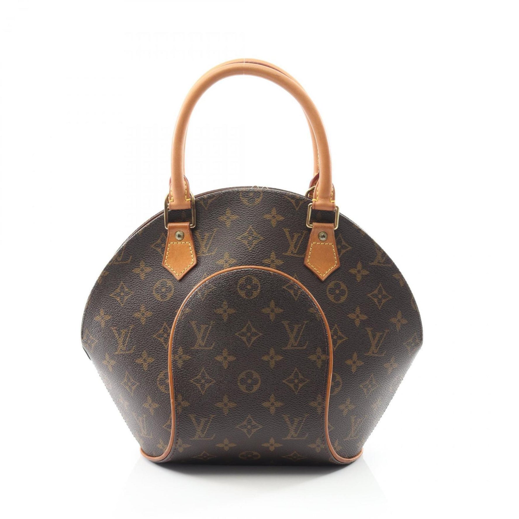 Louis Vuitton Ellipse PM Handbag, Coated Canvas and Leather, Monogram, Brown