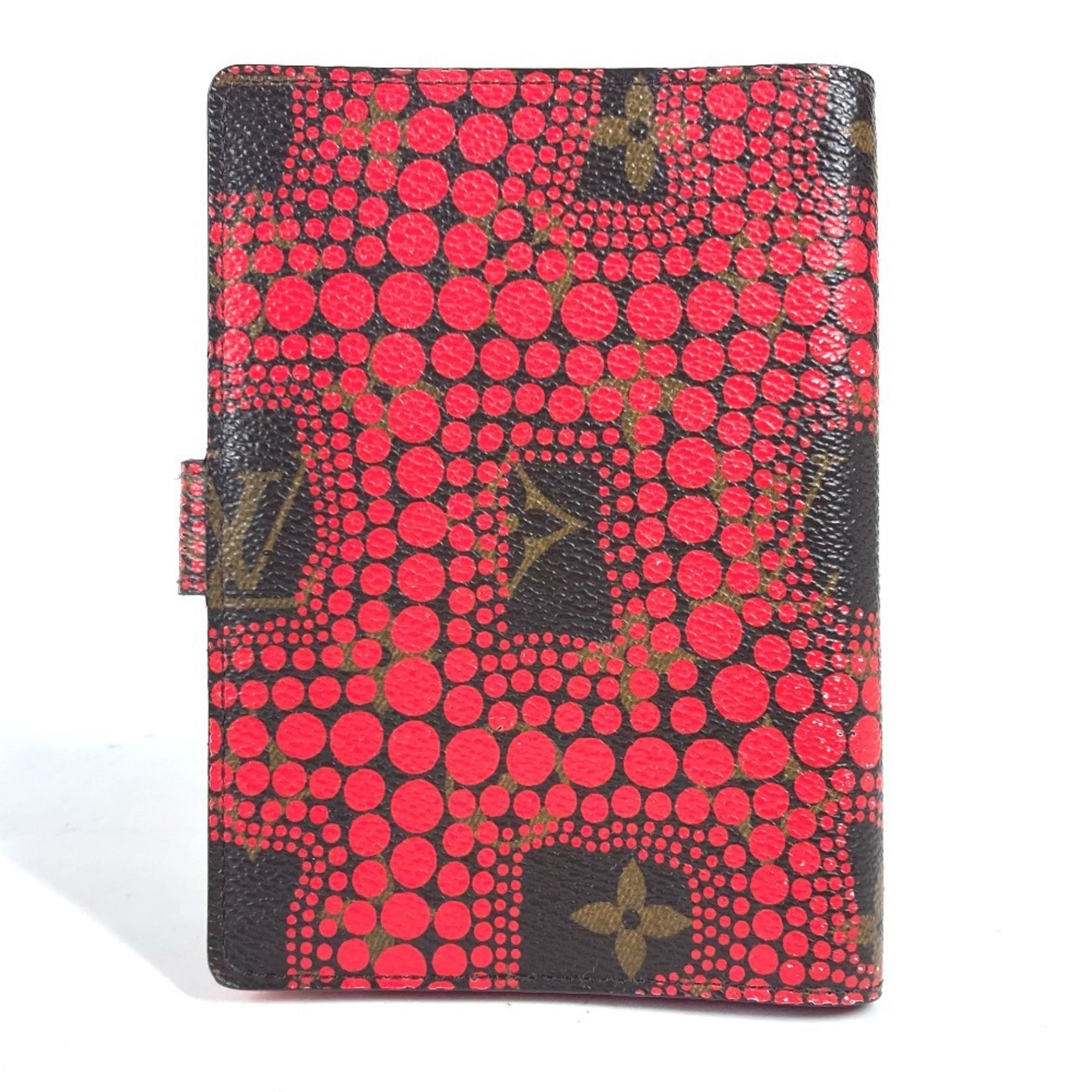 Louis Vuitton Yayoi Kusama Collaboration Monogram Agenda PM Dot Polka Notebook Cover Canvas Red