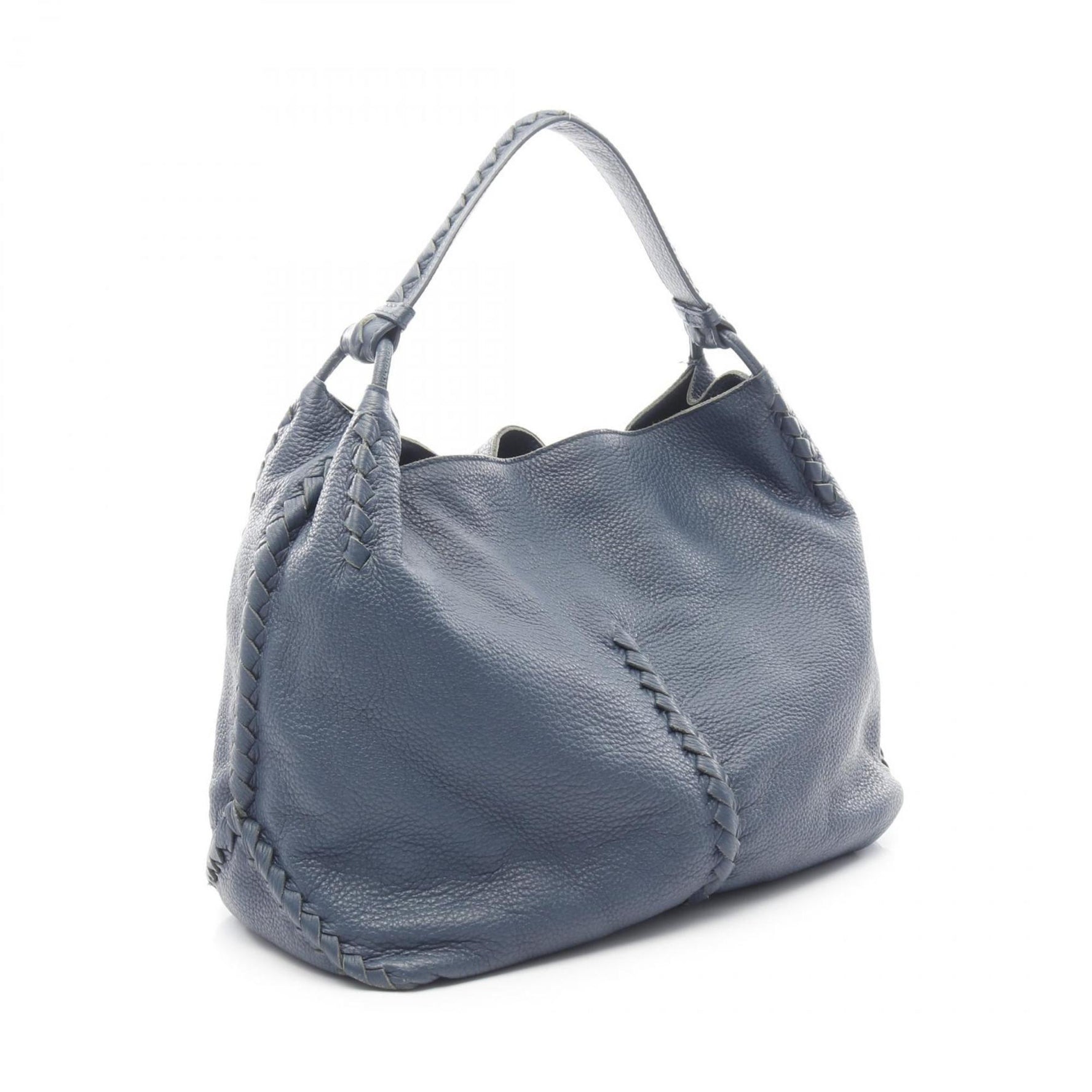 Bottega Veneta Cervo Intrecciato Shoulder Bag, Leather